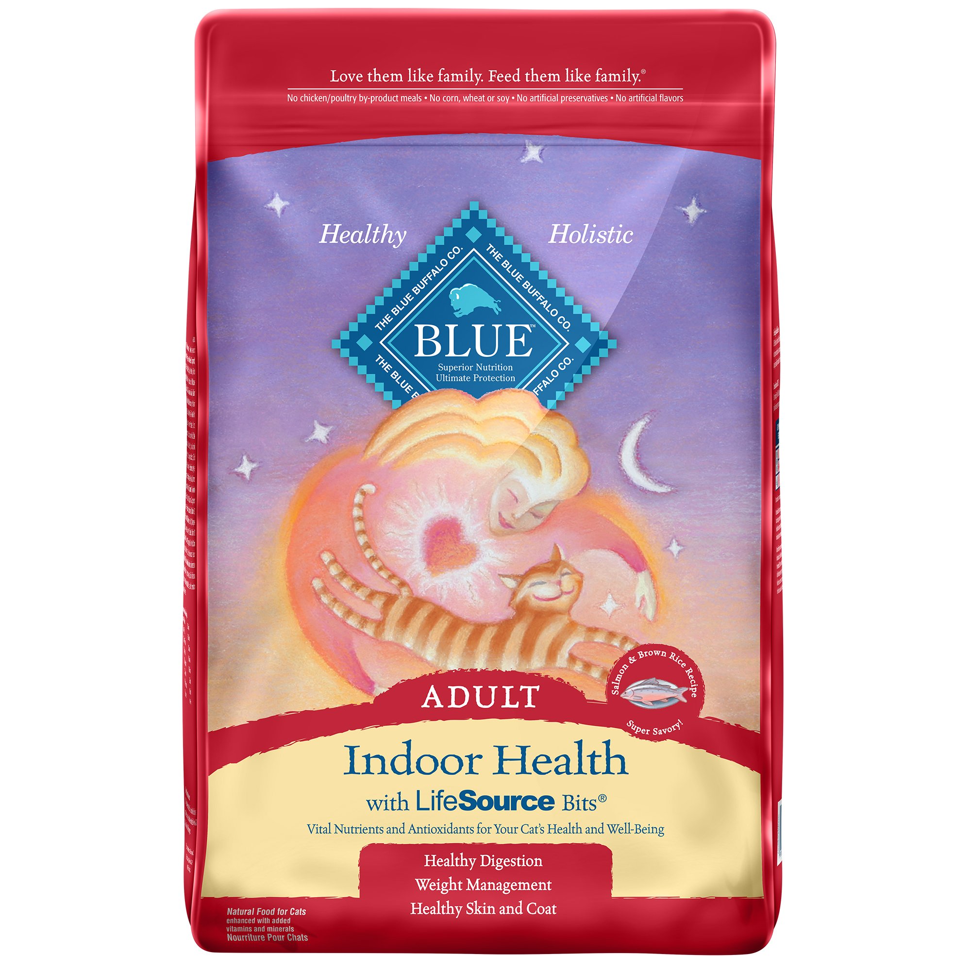 Blue Buffalo Indoor Health Salmon & Rice Adult Dry Cat Food Petco