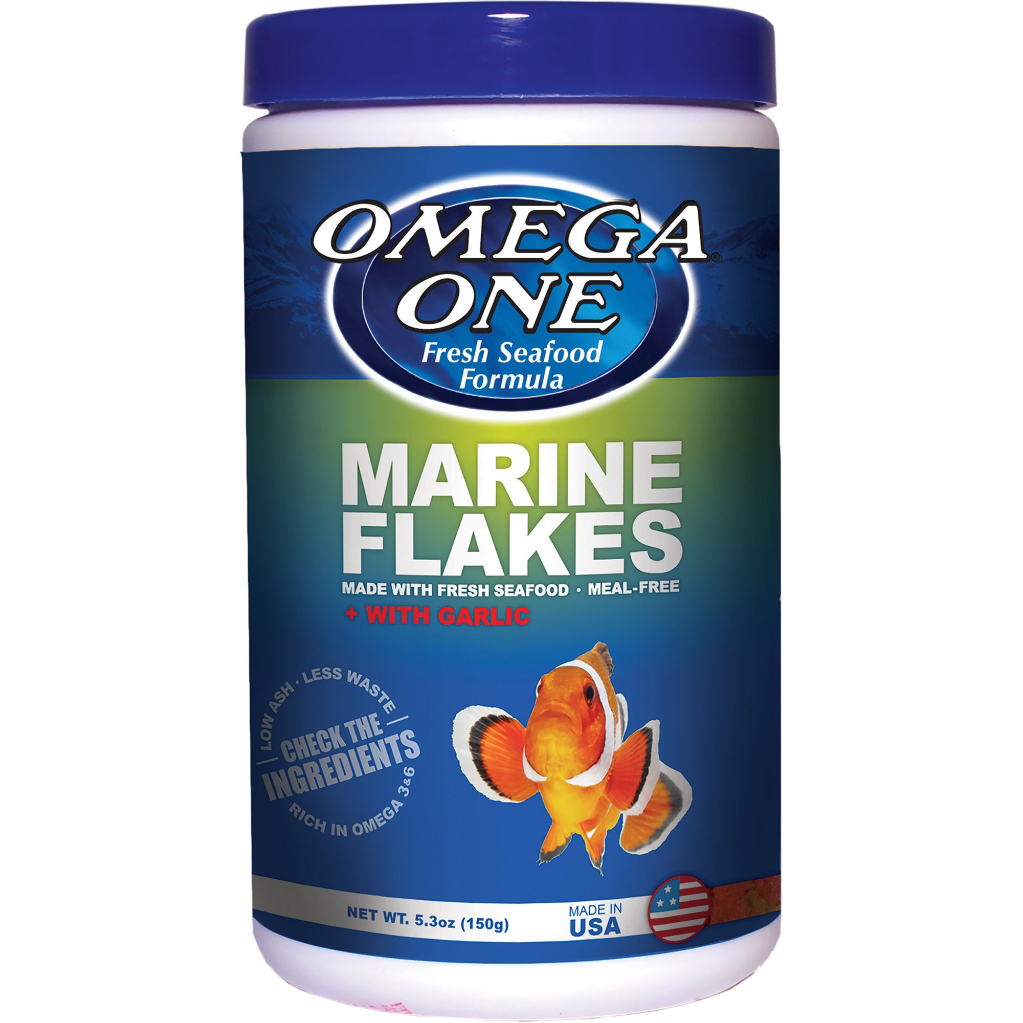 UPC 698220015814 product image for Omega One Marine Flakes with Garlic, 5.3 oz. () | upcitemdb.com