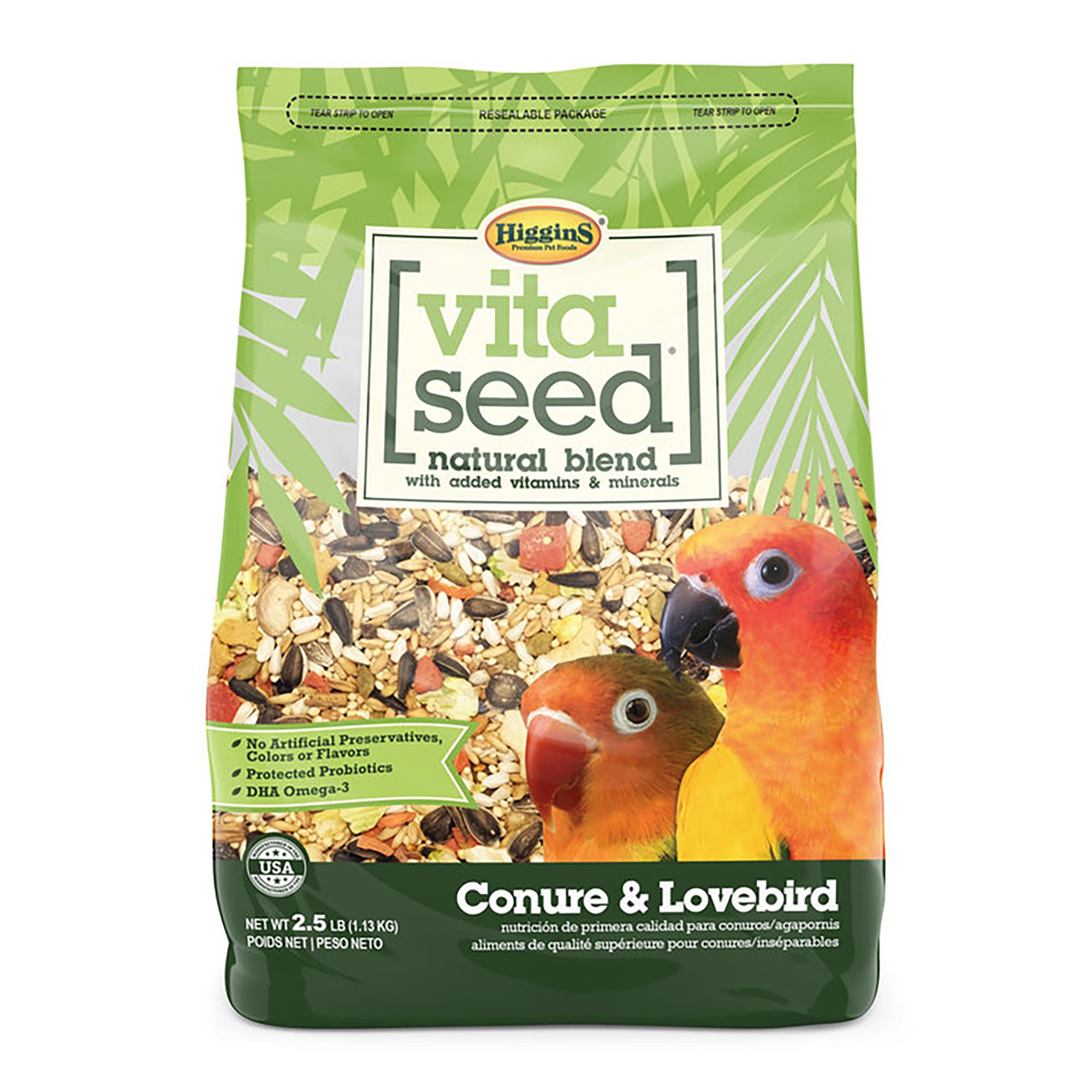Higgins Vita Seed Conure & Lovebird Food Petco