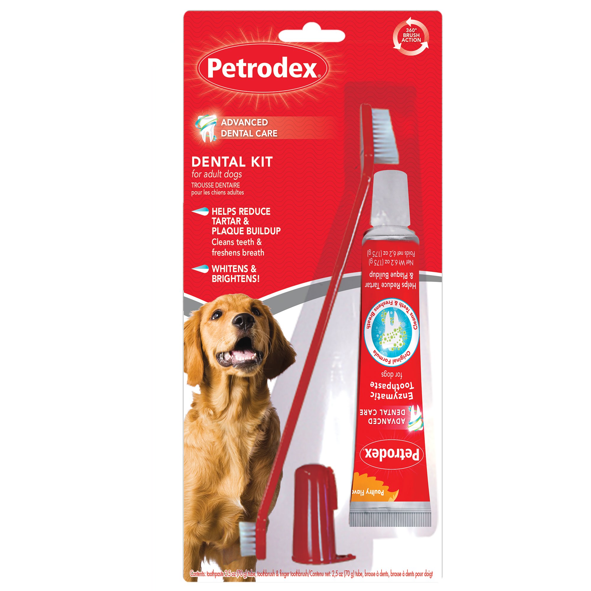 Sentry Petrodex Veterinary Strength Dog Dental Care Kit Petco