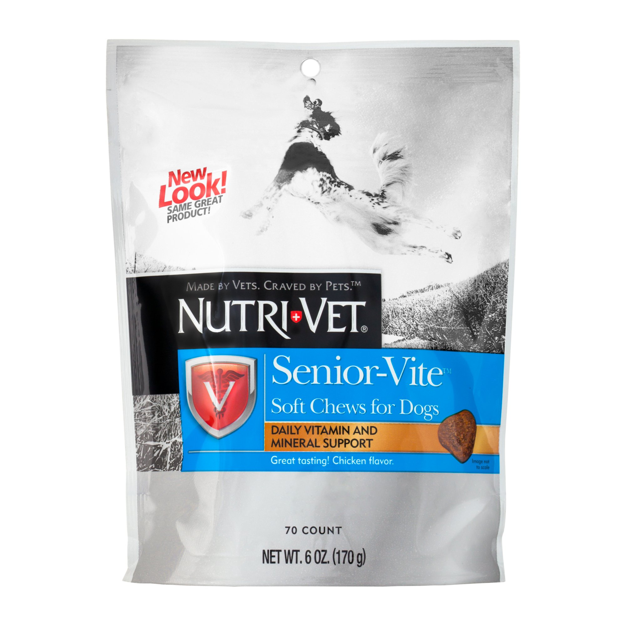 UPC 669125607398 product image for Nutri-Vet Senior-Vite Daily Soft Chew Dog Vitamins, 6 oz. () | upcitemdb.com