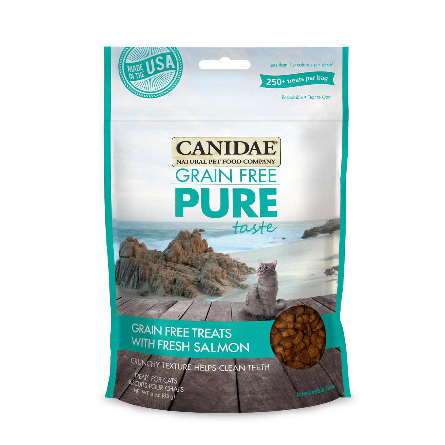 UPC 640461023196 product image for Canidae Grain Free Pure Taste with Fresh Salmon Cat Treats, 3 oz. () | upcitemdb.com