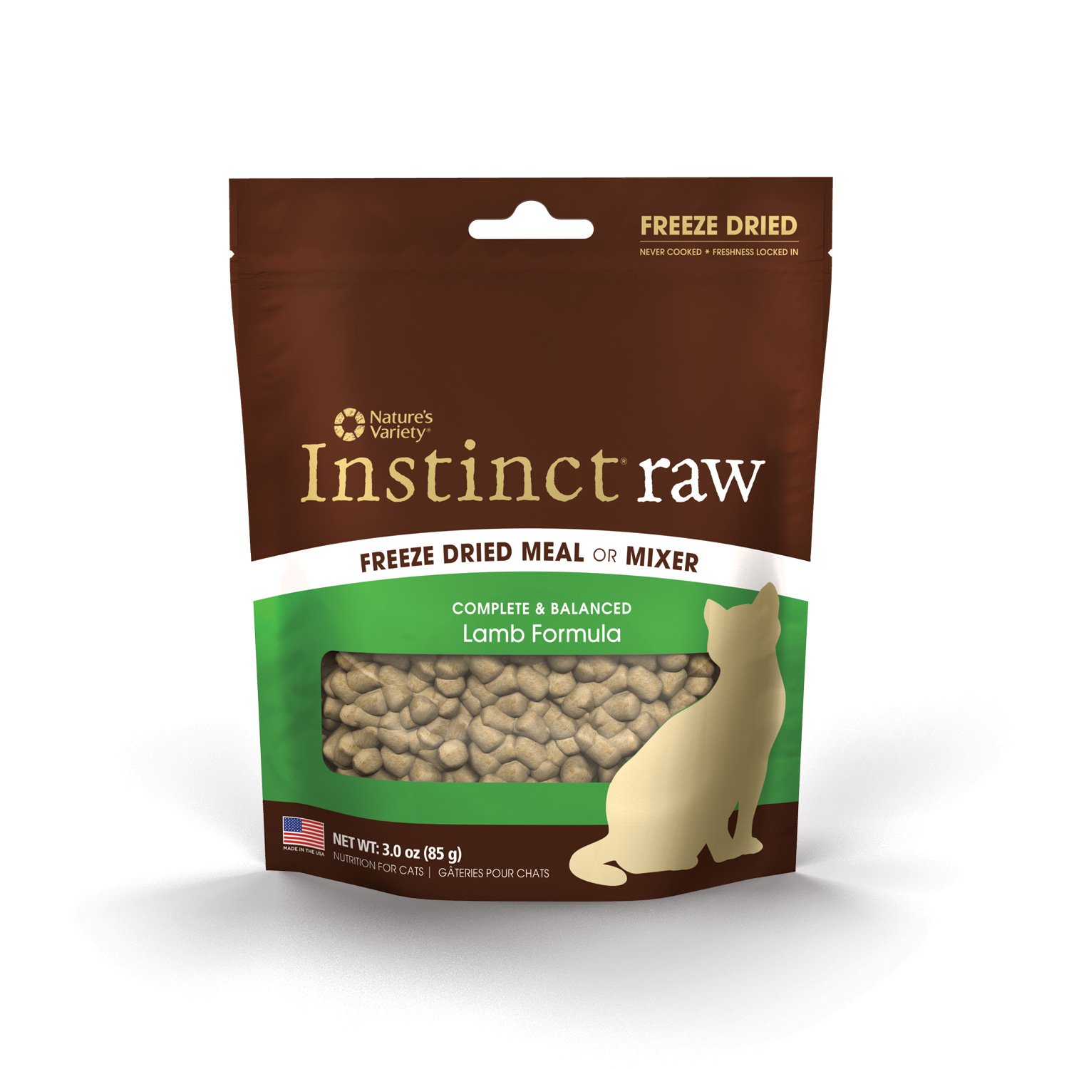 UPC 769949601913 product image for Nature's Variety Instinct Raw Freeze Dried Cat Food Meal or Mixer, 3 oz. (Lamb) | upcitemdb.com