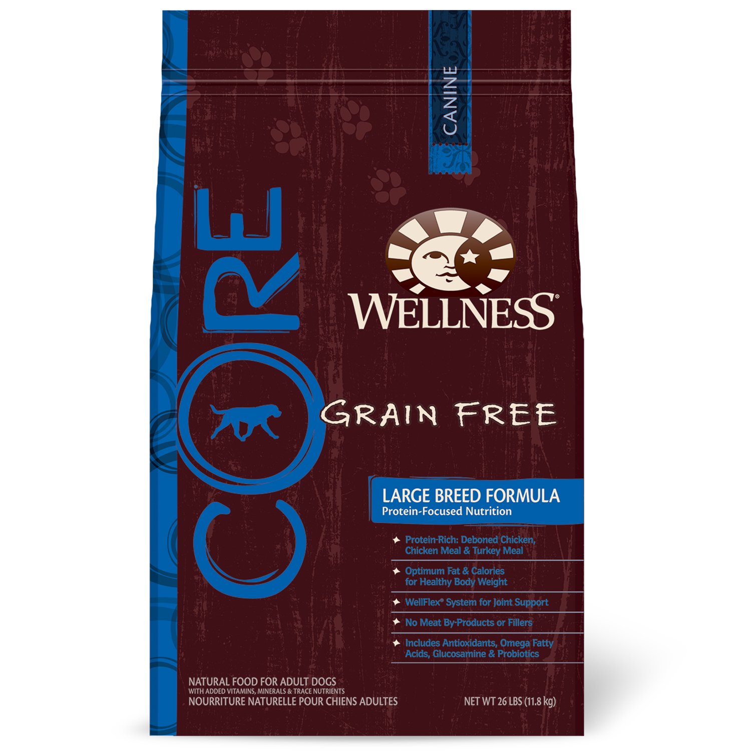 Wellness CORE Grain Free Large Breed Adult Dog Food, 12 lbs. | Petco Store 