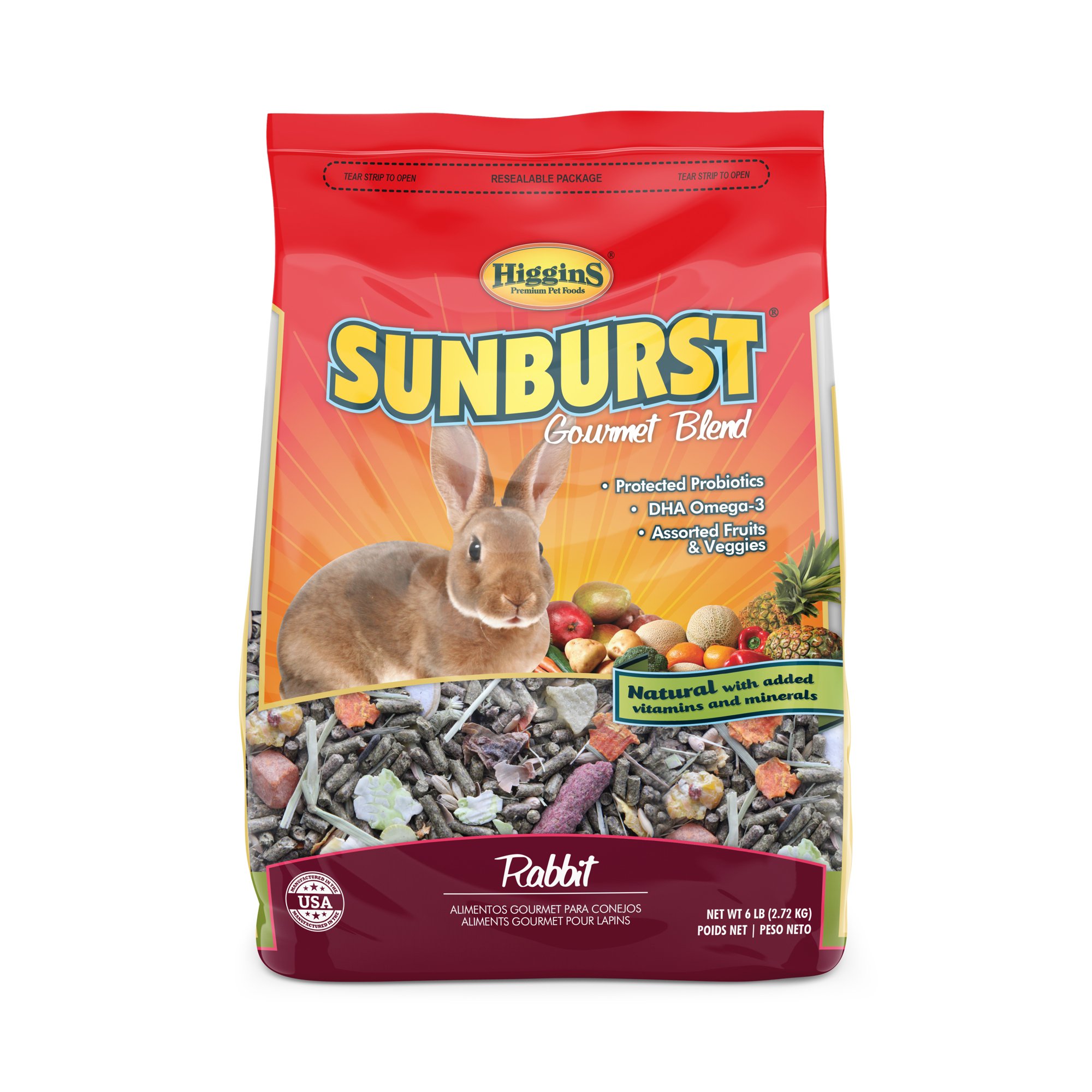 Higgins Sunburst Gourmet Rabbit Food Mix Petco