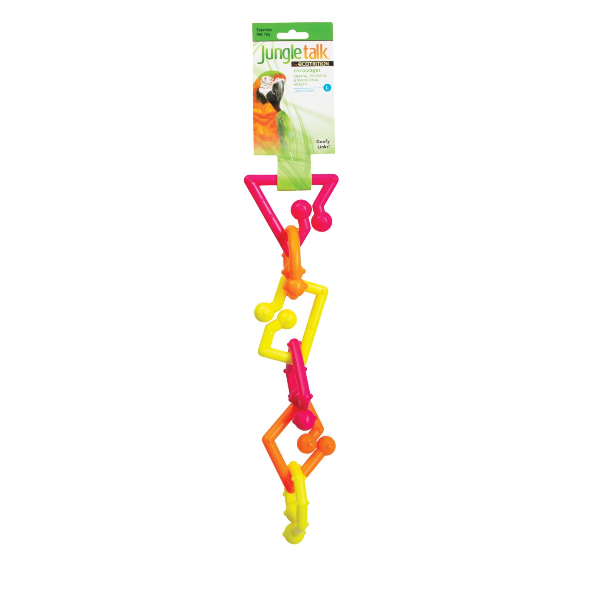 Jungle Talk by eCOTRITION Goofy Links Bird Toy Petco