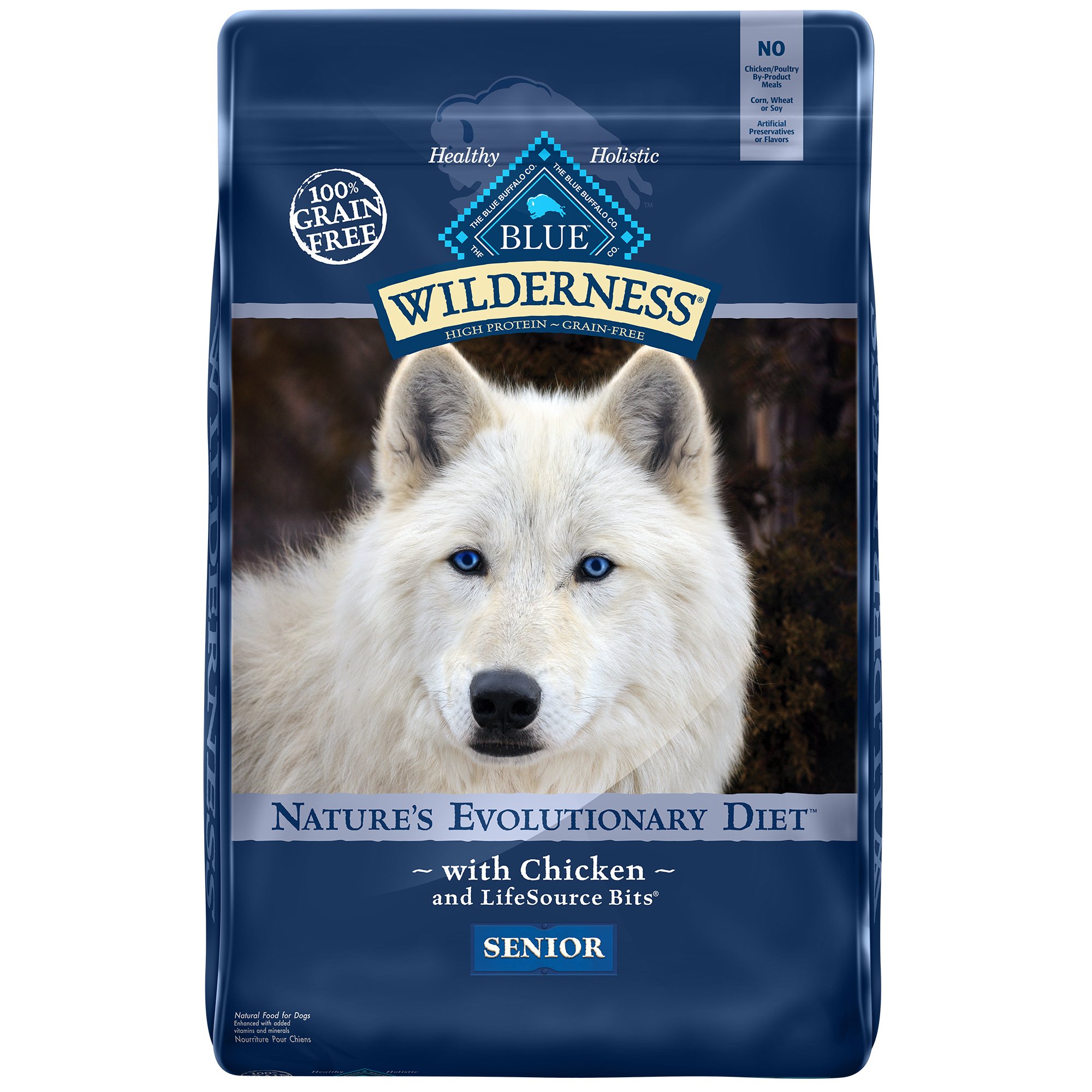 Blue Buffalo Wilderness Chicken Senior Dry Dog Food | Petco