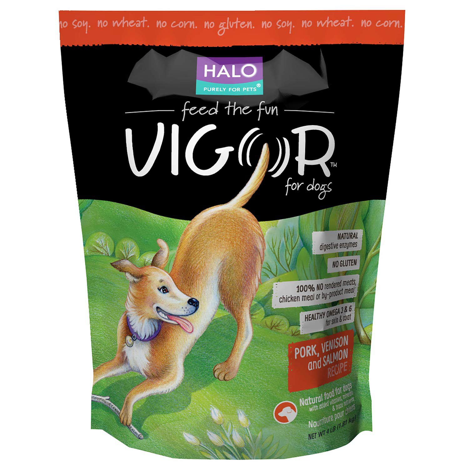 UPC 745158380177 product image for Halo Vigor Pork, Venison and Salmon Dog Food, 14 lbs. () | upcitemdb.com