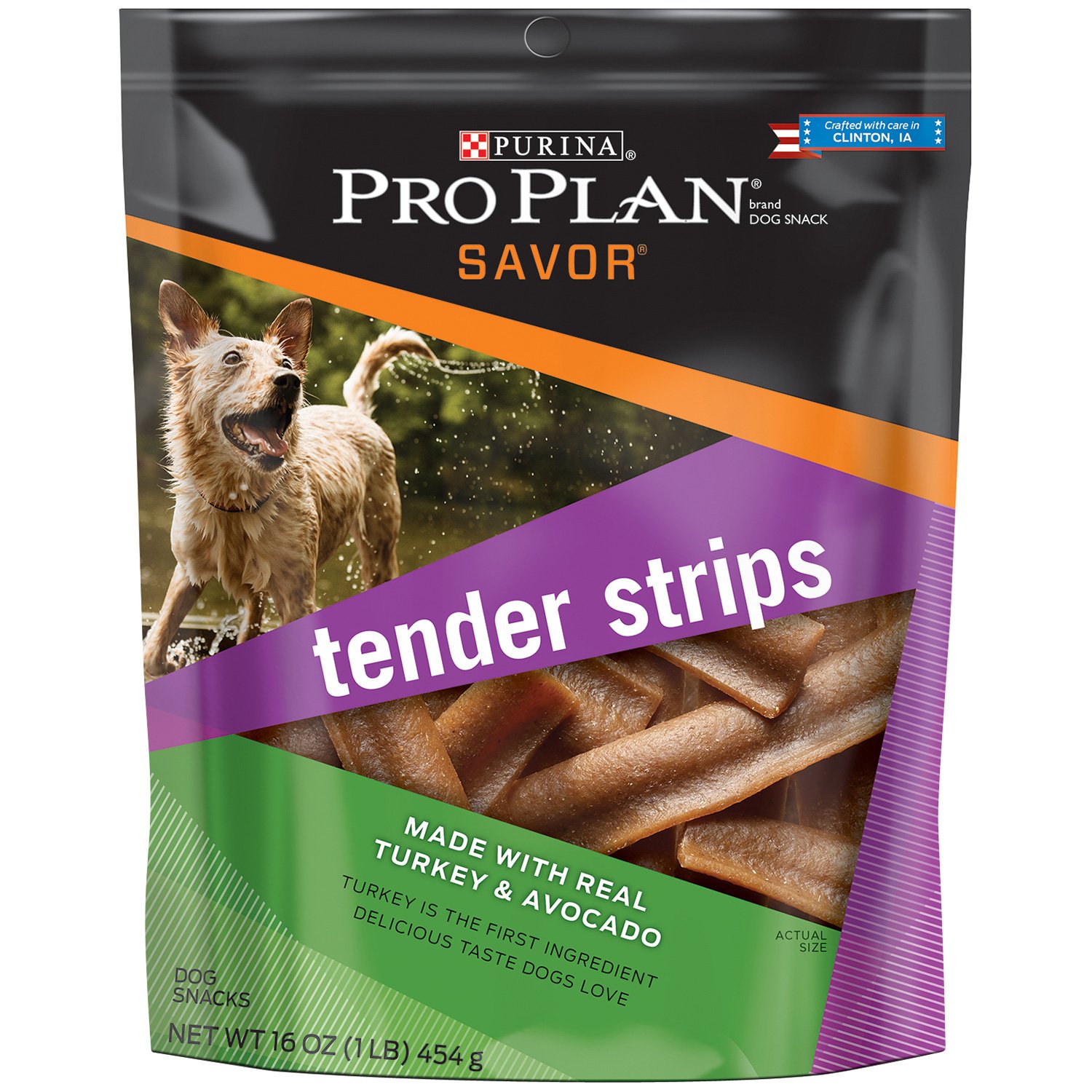 UPC 038100162588 product image for Pro Plan Savor Tender Strips Turkey & Avocado Dog Treats, 16 oz. () | upcitemdb.com