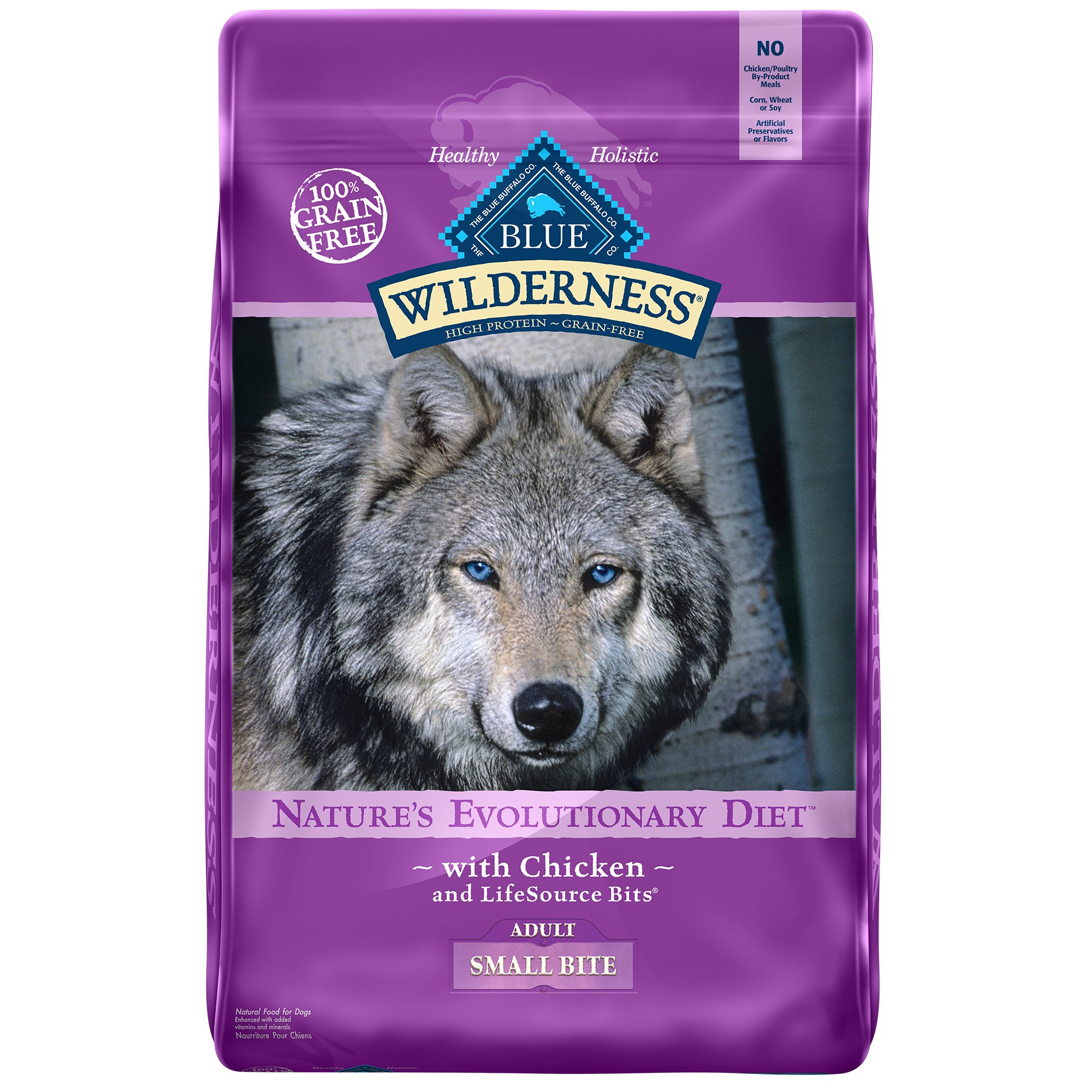 Blue Buffalo Wilderness Grain Free Chicken Adult Small Bites Dry Dog