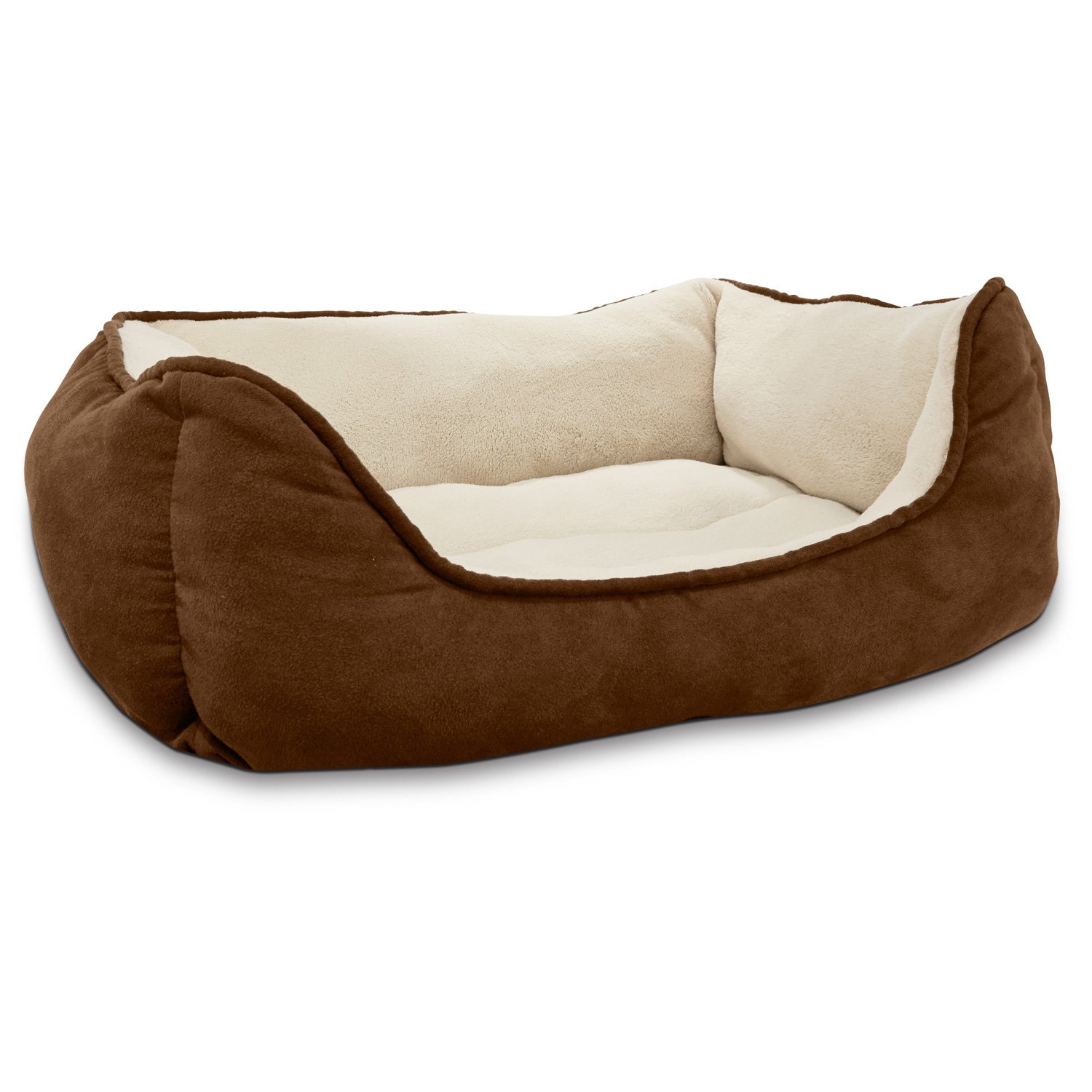 brown dog bed