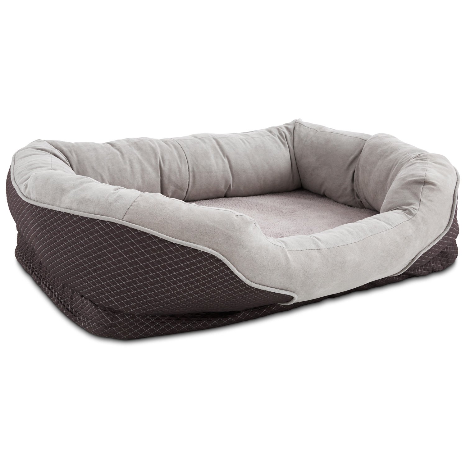 Petco Orthopedic Peaceful Nester Gray Dog Bed Petco