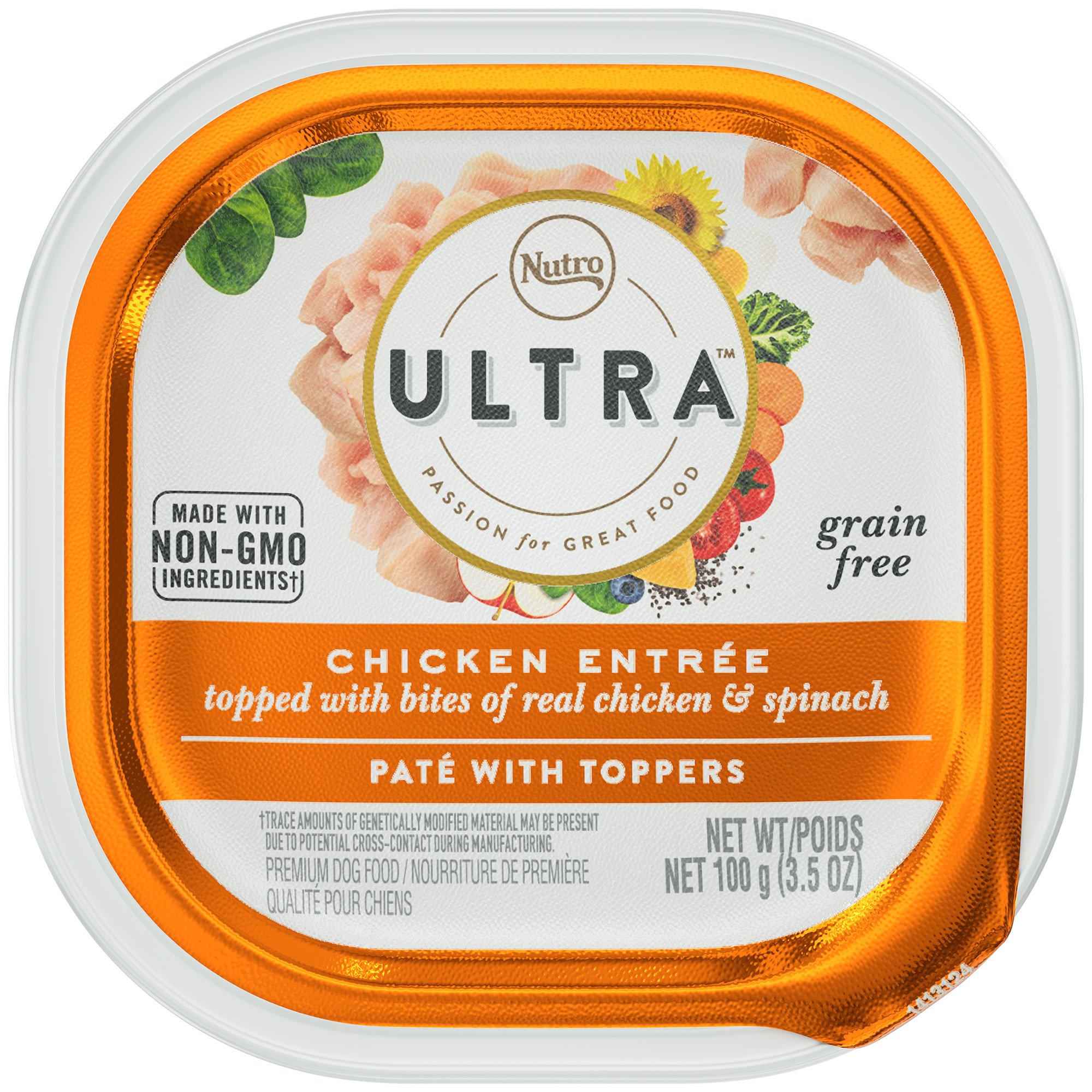 UPC 079105113557 product image for Nutro Ultra Protein Boost Chicken Pate Dog Food Trays (3.5 oz.; Case of 24) | upcitemdb.com