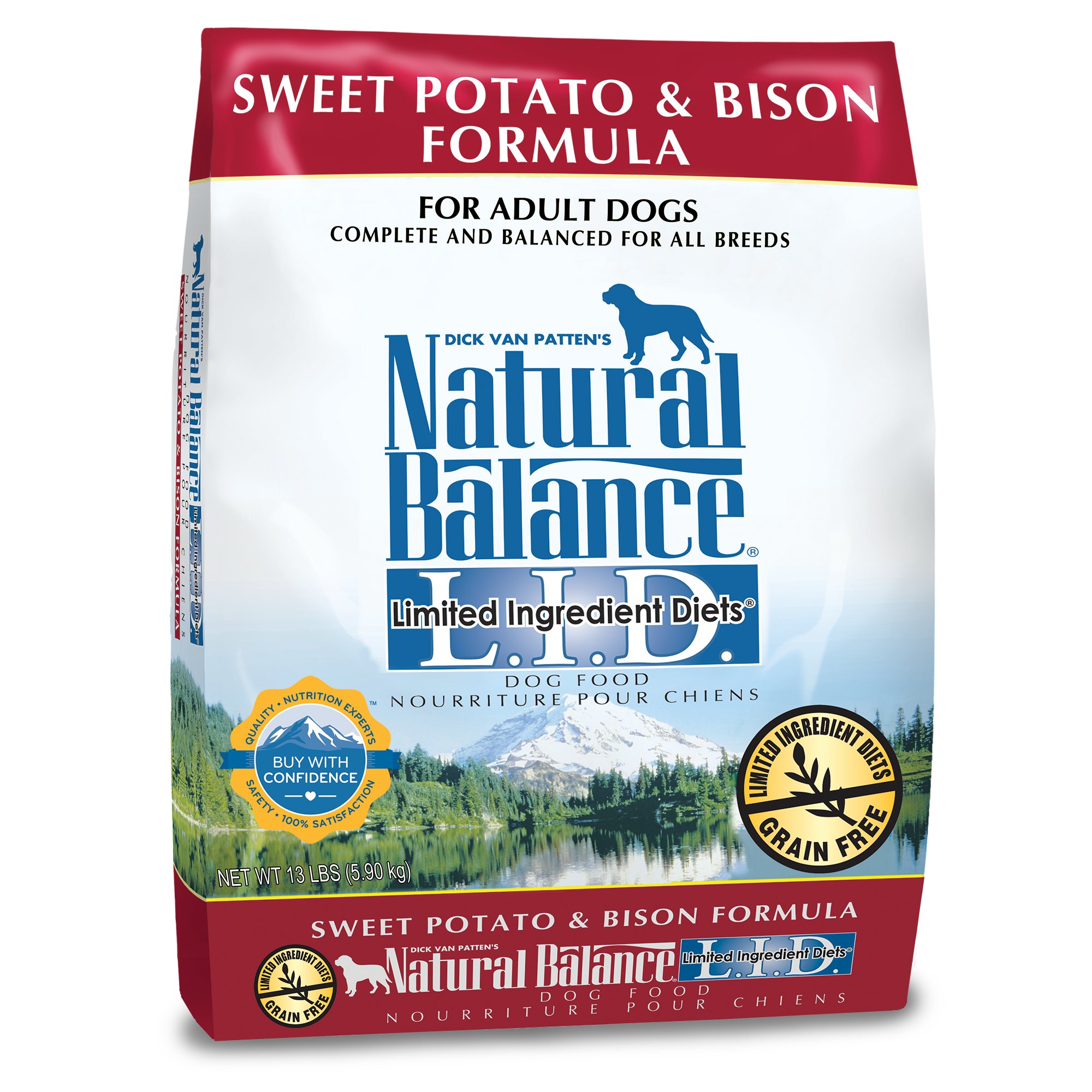 Natural Balance L.I.D. Limited Ingredient Diets Sweet Potato & Bison