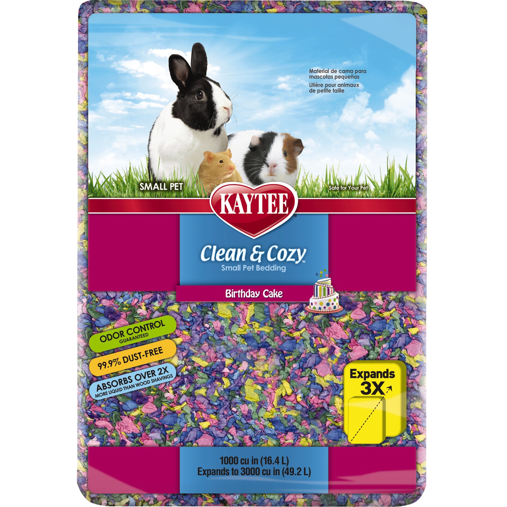 Kaytee Clean & Cozy Birthday Cake Small Animal Bedding Petco