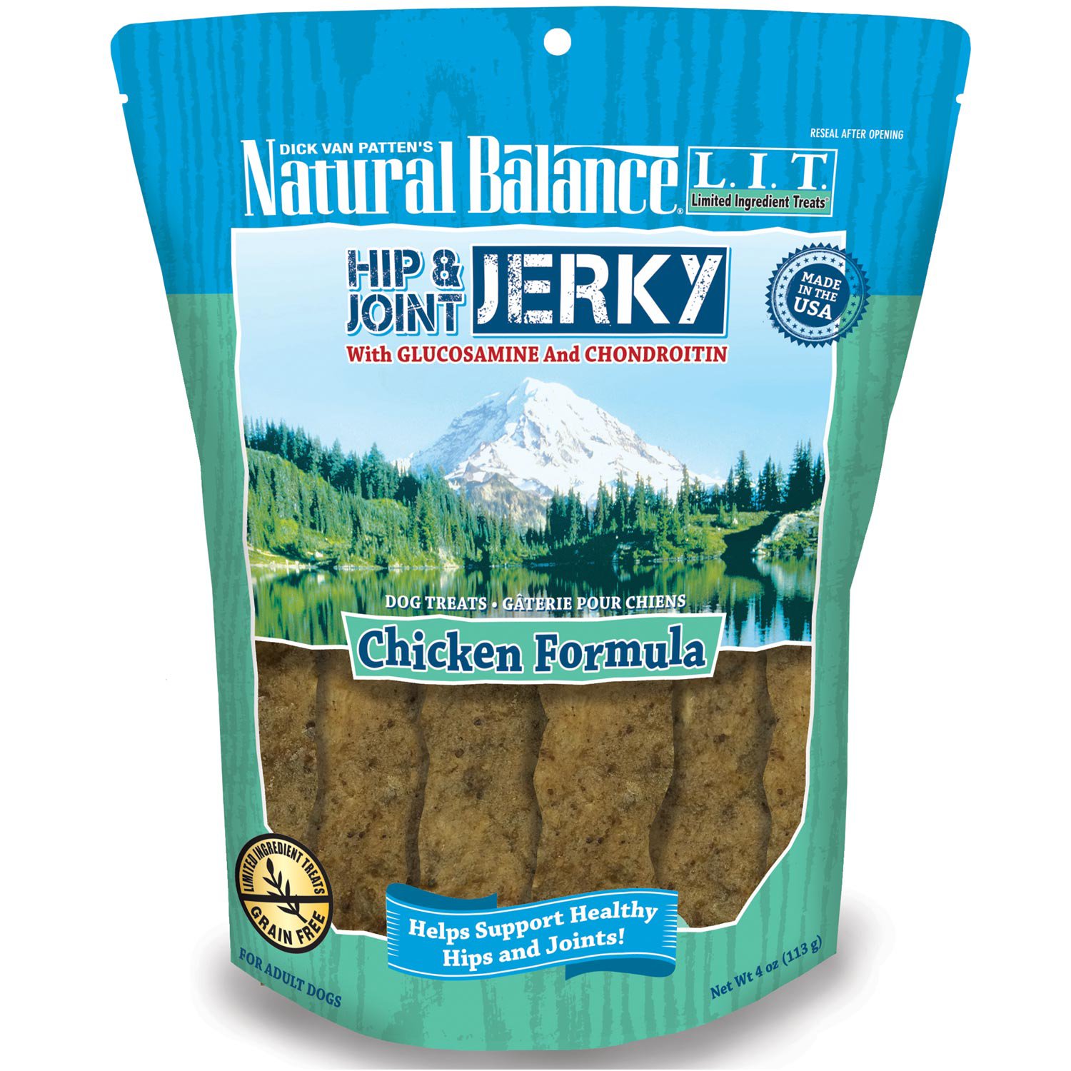 UPC 723633440660 product image for Natural Balance L.I.T. Limited Ingredient Treats Hip & Joint Chicken Jerky Dog T | upcitemdb.com