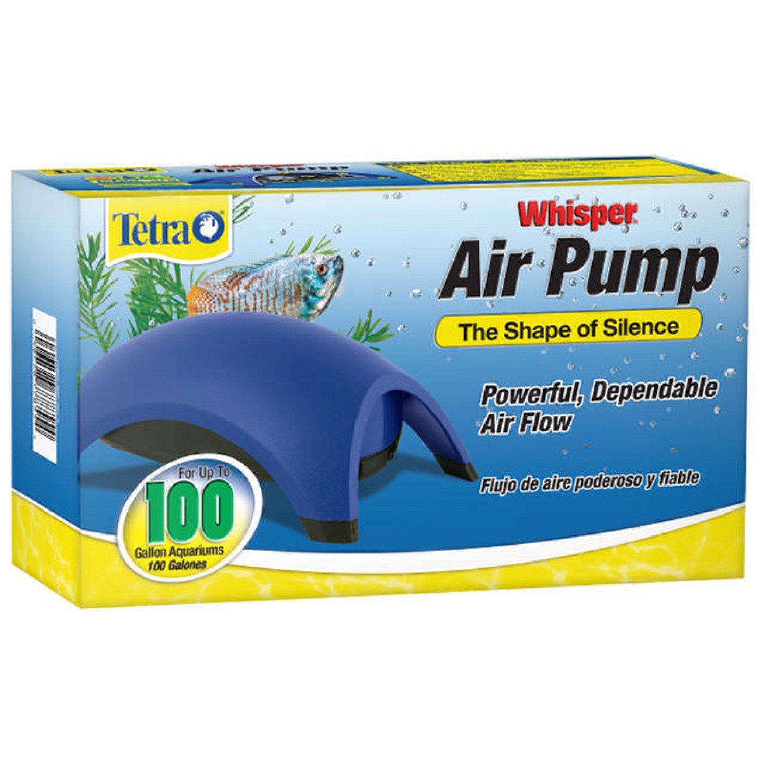  Whisper Aquarium Air Pump, For 100 gallon Aquariums | Petco Store
