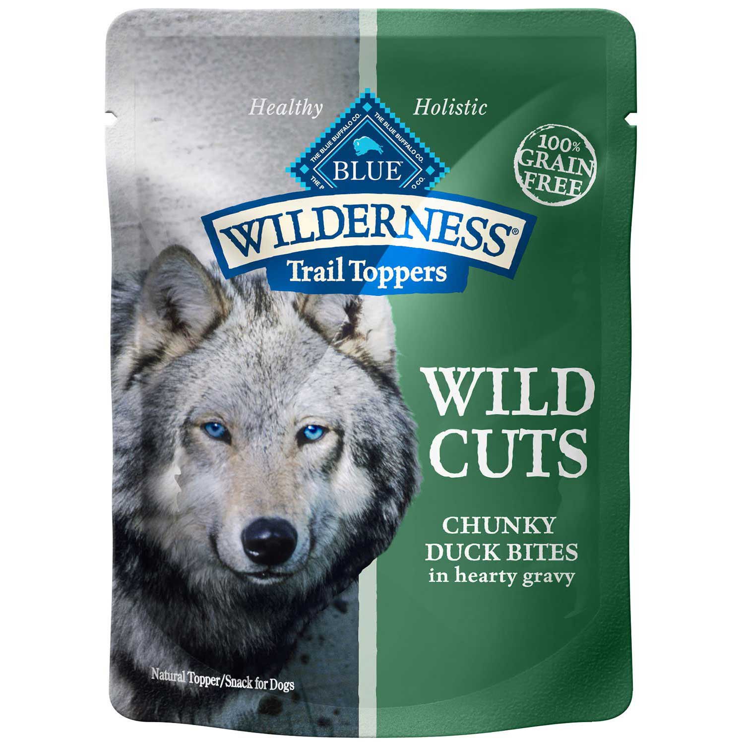 Blue Buffalo Wilderness Trail Toppers Duck Wild Cuts Dog 