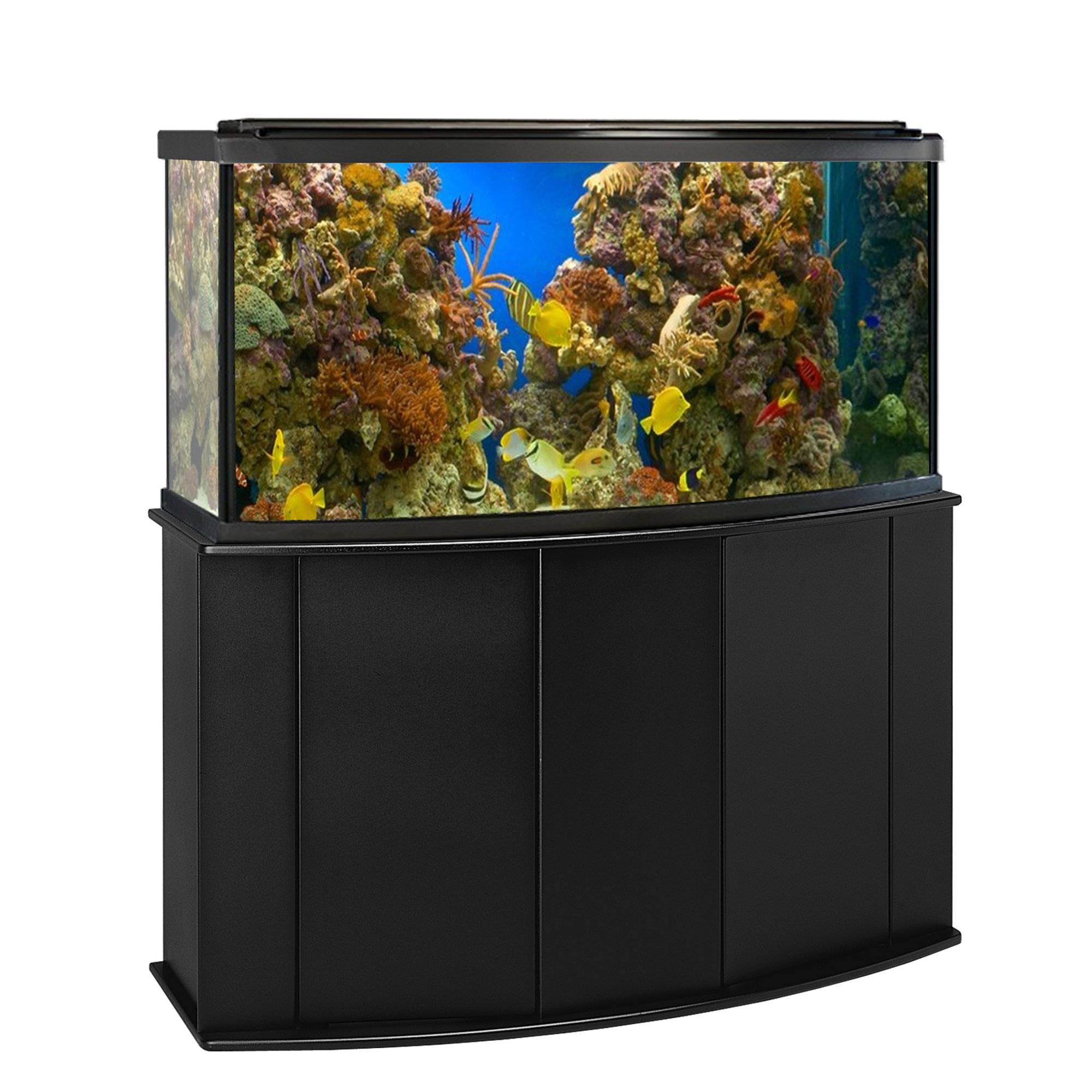 Aquatic Fundamentals 72 Gallon Bowfront Aquarium Stand Petco