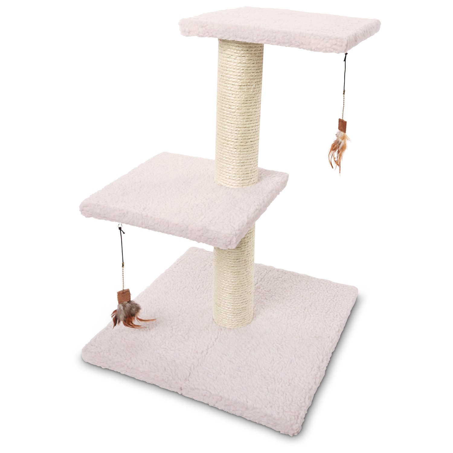 Pure Bliss Two Level Cat Tree, 17.7" W X 17.7" D X 26" H, 