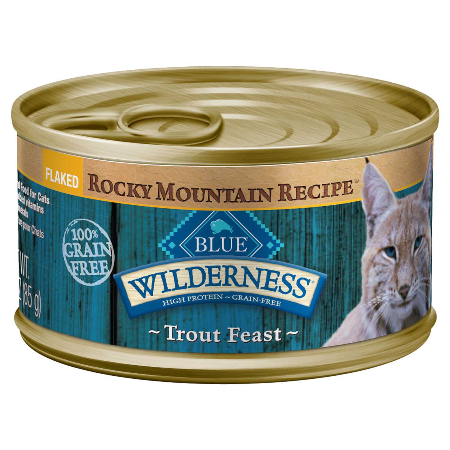 Blue Buffalo Wilderness Rocky Mountain Flaked Canned Trout Adult Cat