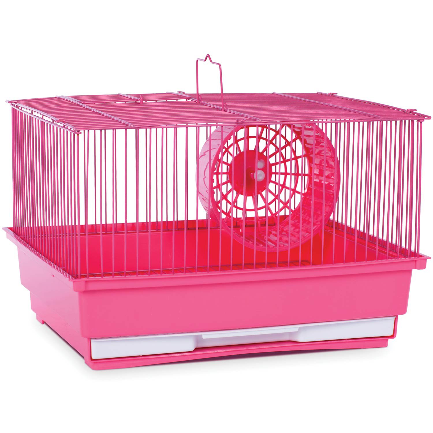 Prevue Hendryx Single Story Pink Small Animal Cage Petco