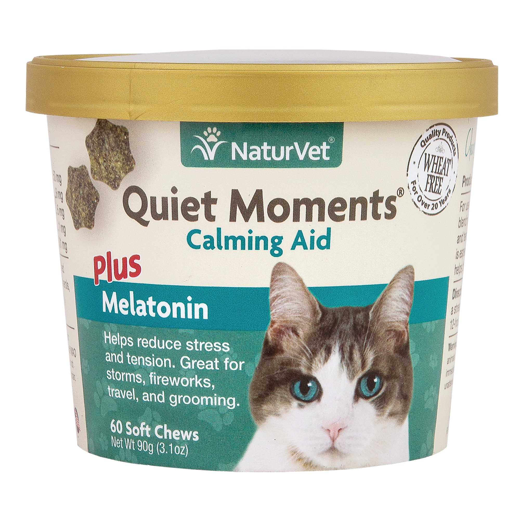 NaturVet Quiet Moments Cat Calming Aid Supplements Petco