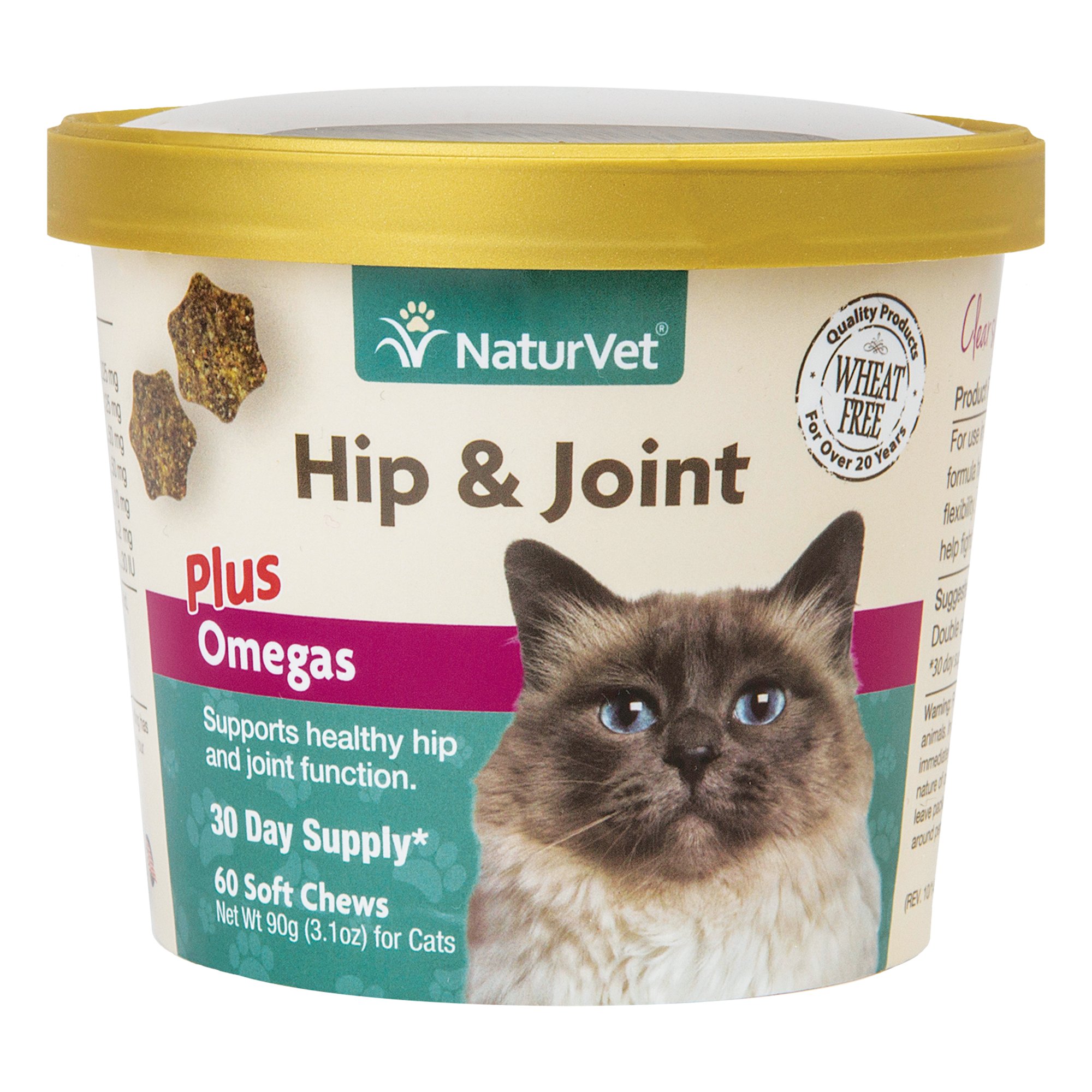 NaturVet Hip & Joint Cat Supplement Petco