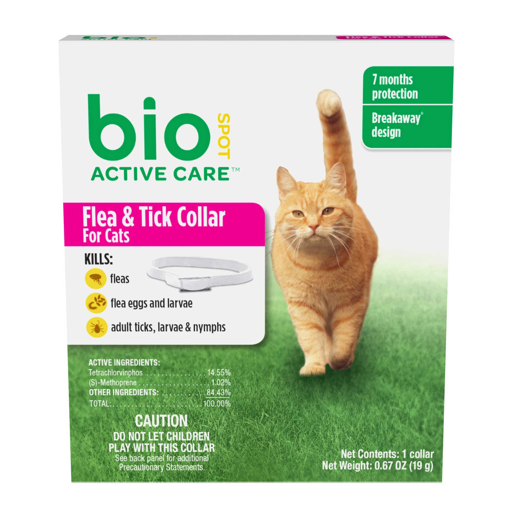 Bio Spot Active Care Flea & Tick Cat Collar Petco Store