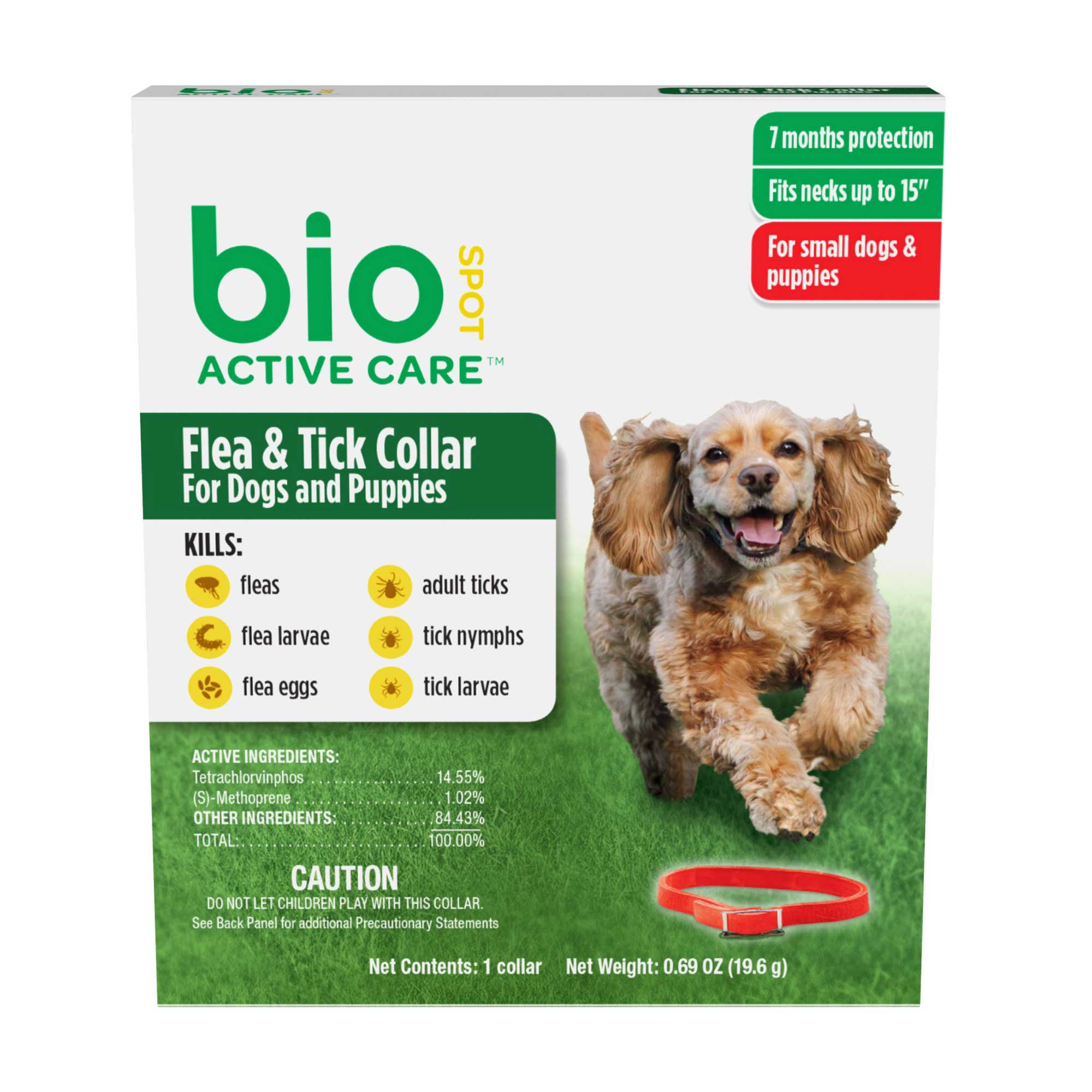 Bio Spot Active Care Flea & Tick Dog Collar Petco