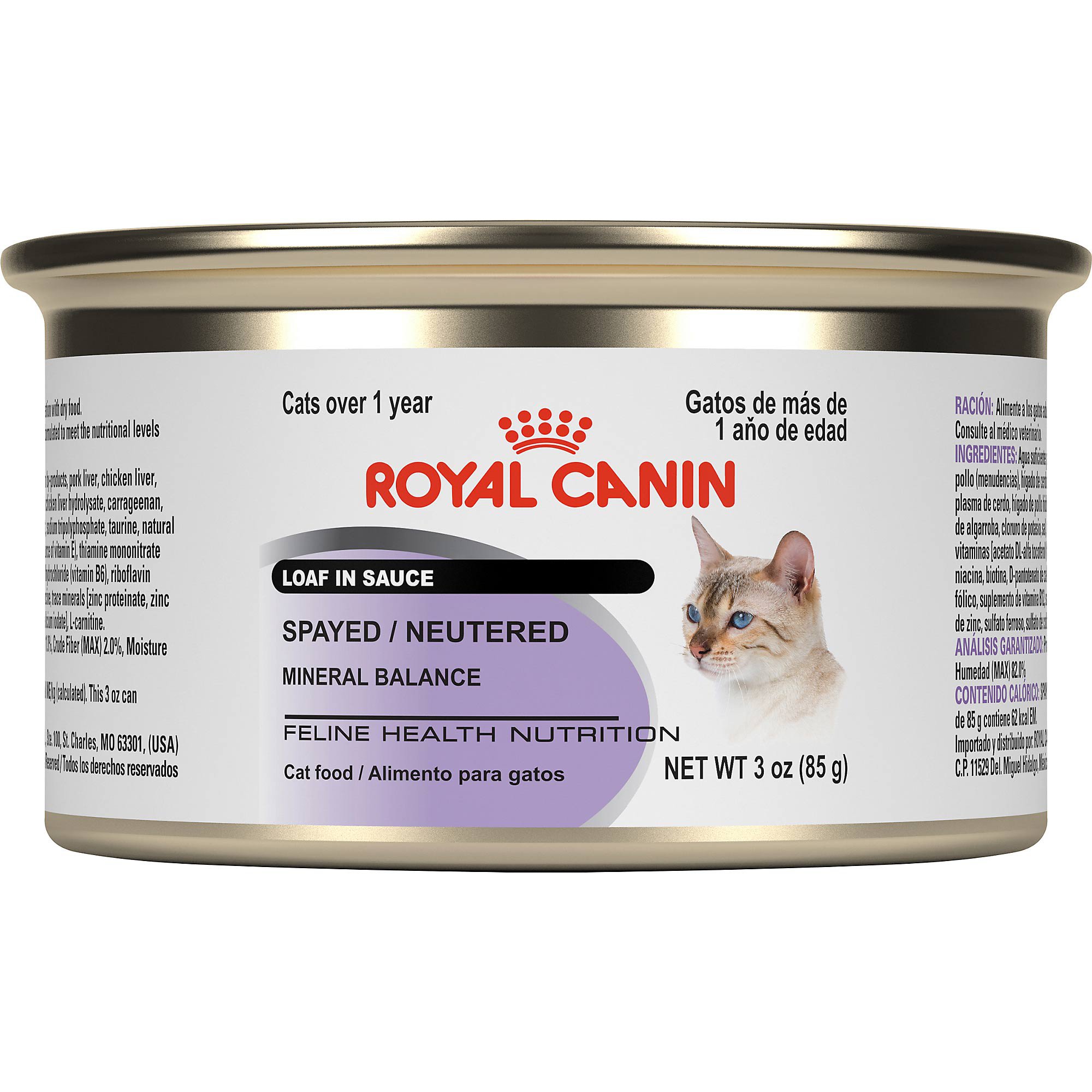 UPC 030111911193 product image for Royal Canin Feline Health Nutrition Adult Spayed/Neutered Loaf in Sauce Canned C | upcitemdb.com