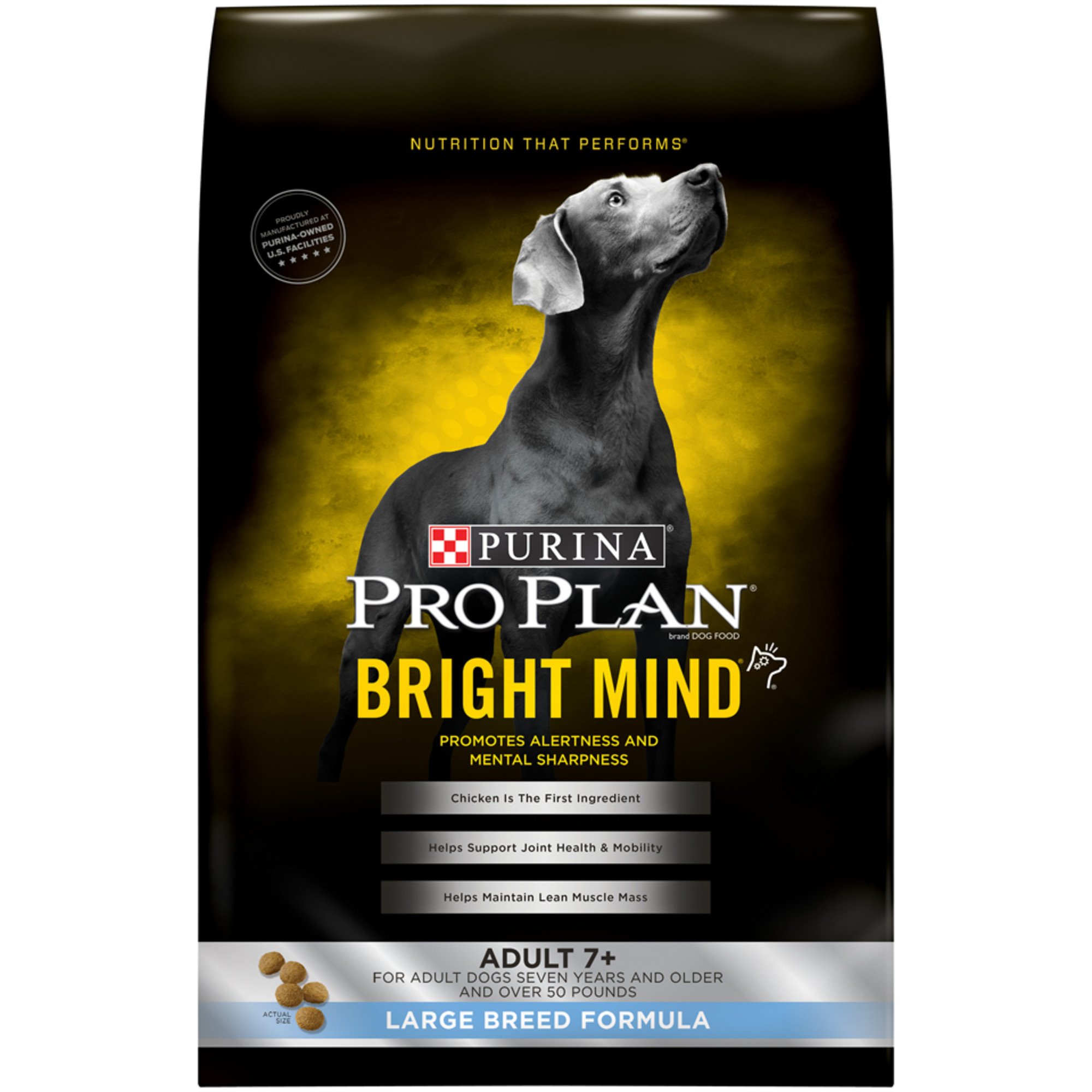 Pro Plan Bright Mind Chicken & Rice Large Breed Senior Dog 