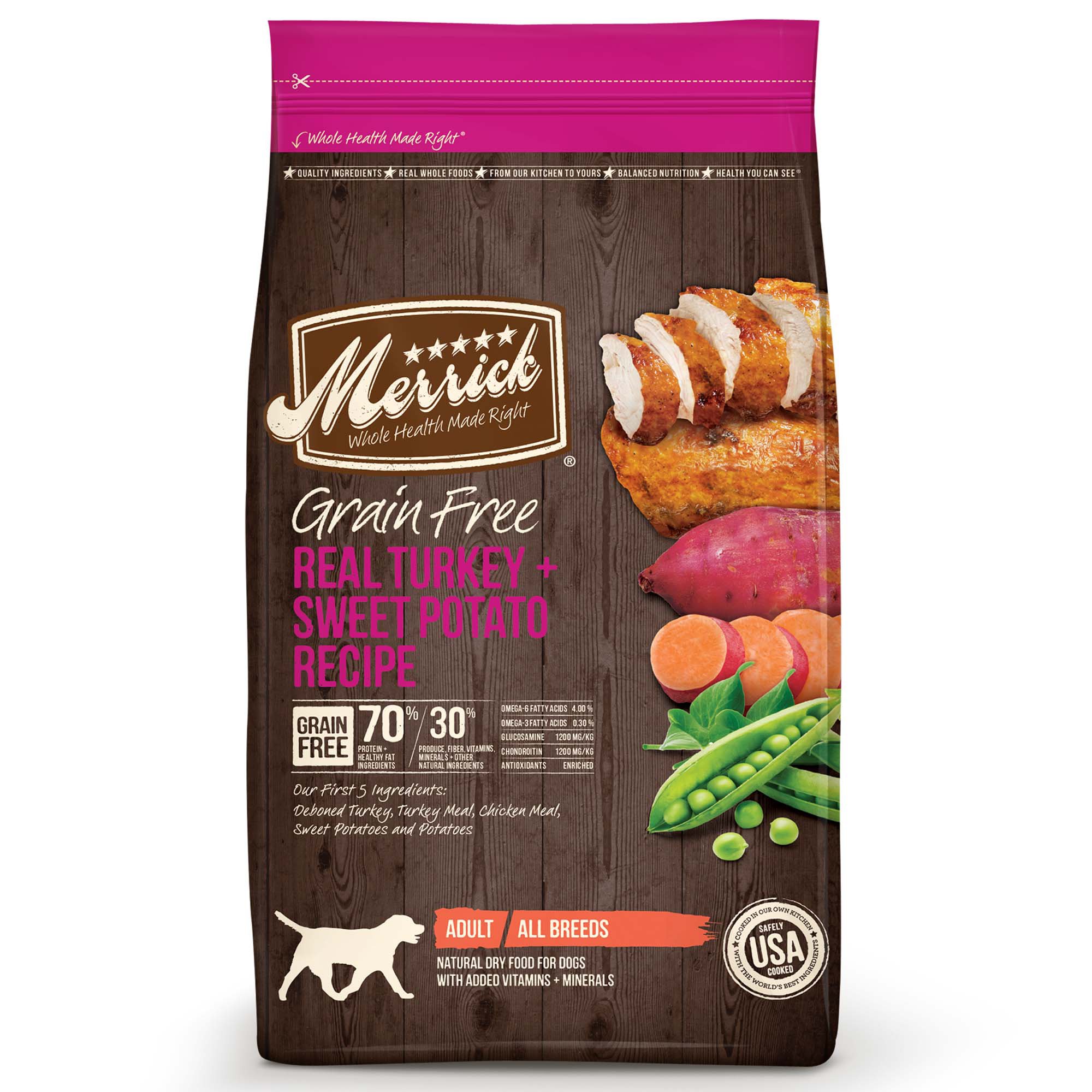 Merrick Grain Free Turkey & Sweet Potato Dog Food | Petco