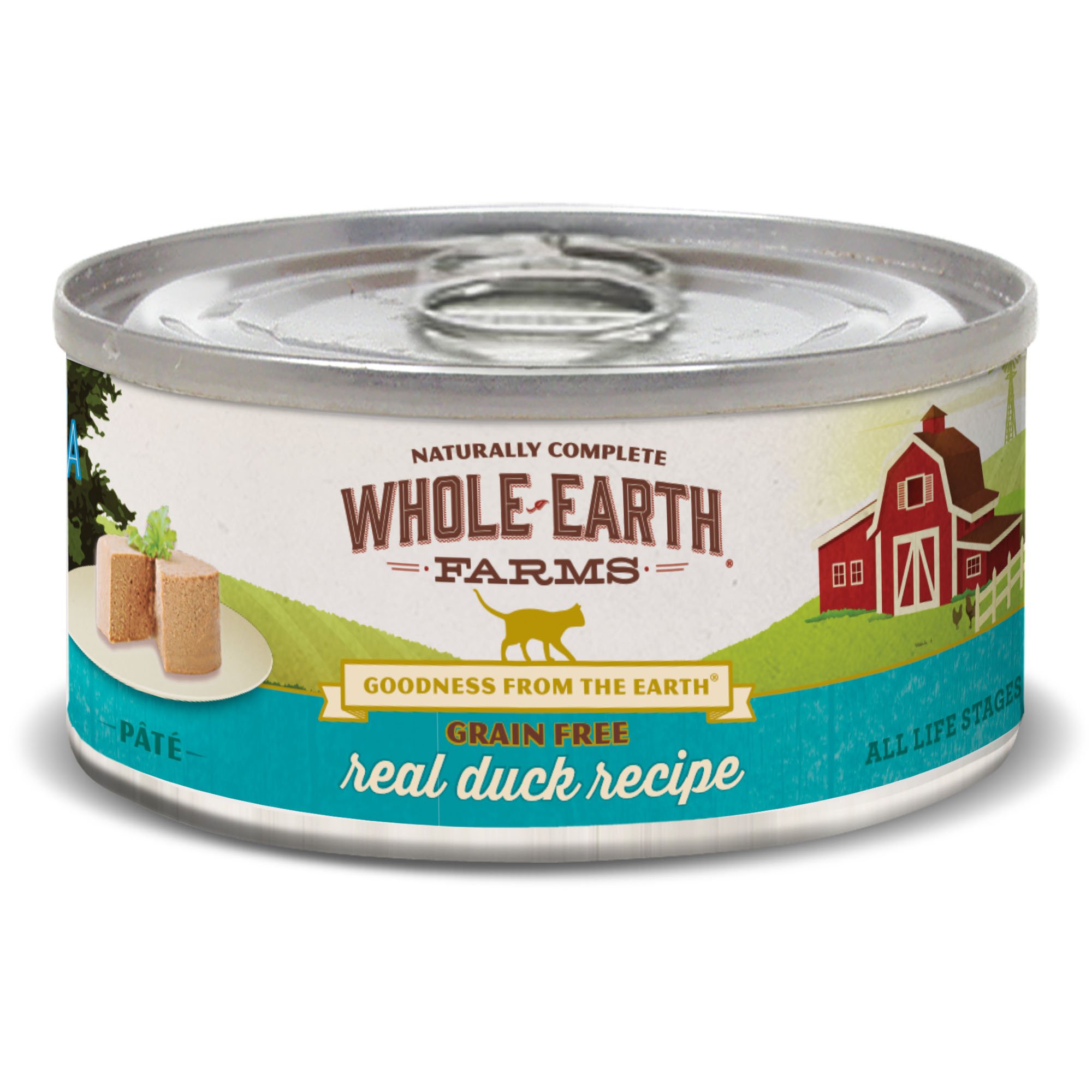 Whole Earth Farms Grain Free Real Duck Canned Cat Food Petco