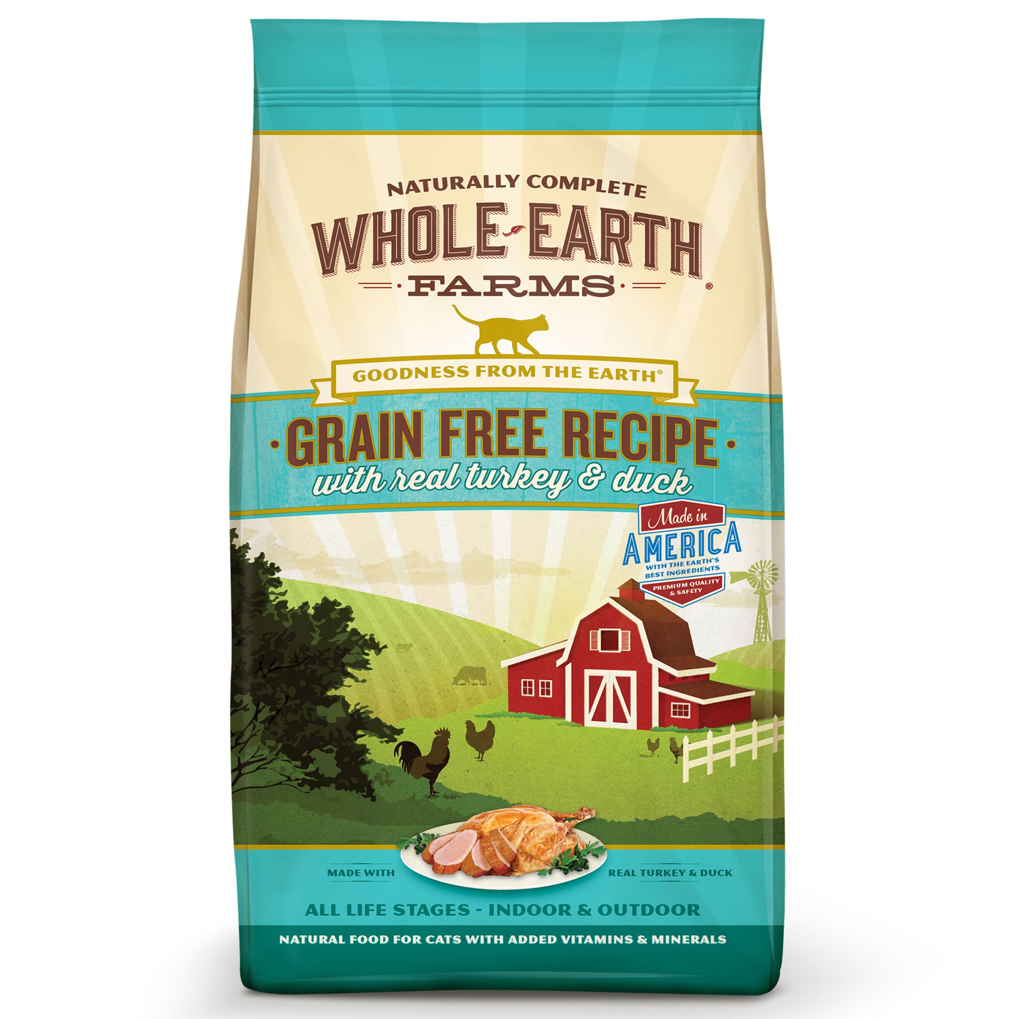 Whole Earth Farms Grain Free Real Turkey & Duck Cat Food Petco