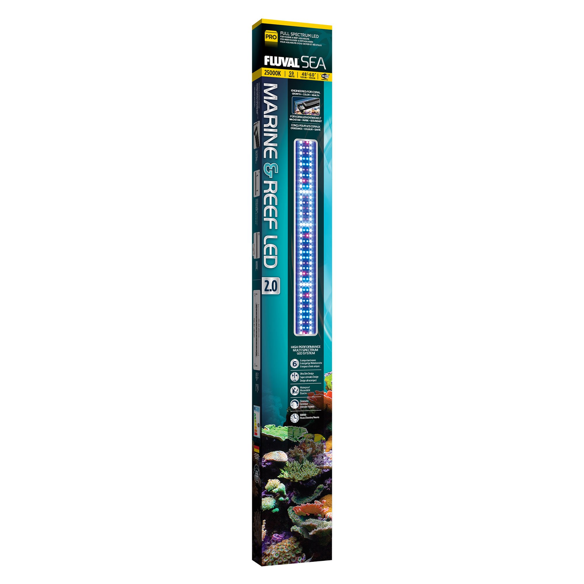 Fluval Sea Marine & Reef LED 2.0 Aquarium Light Petco
