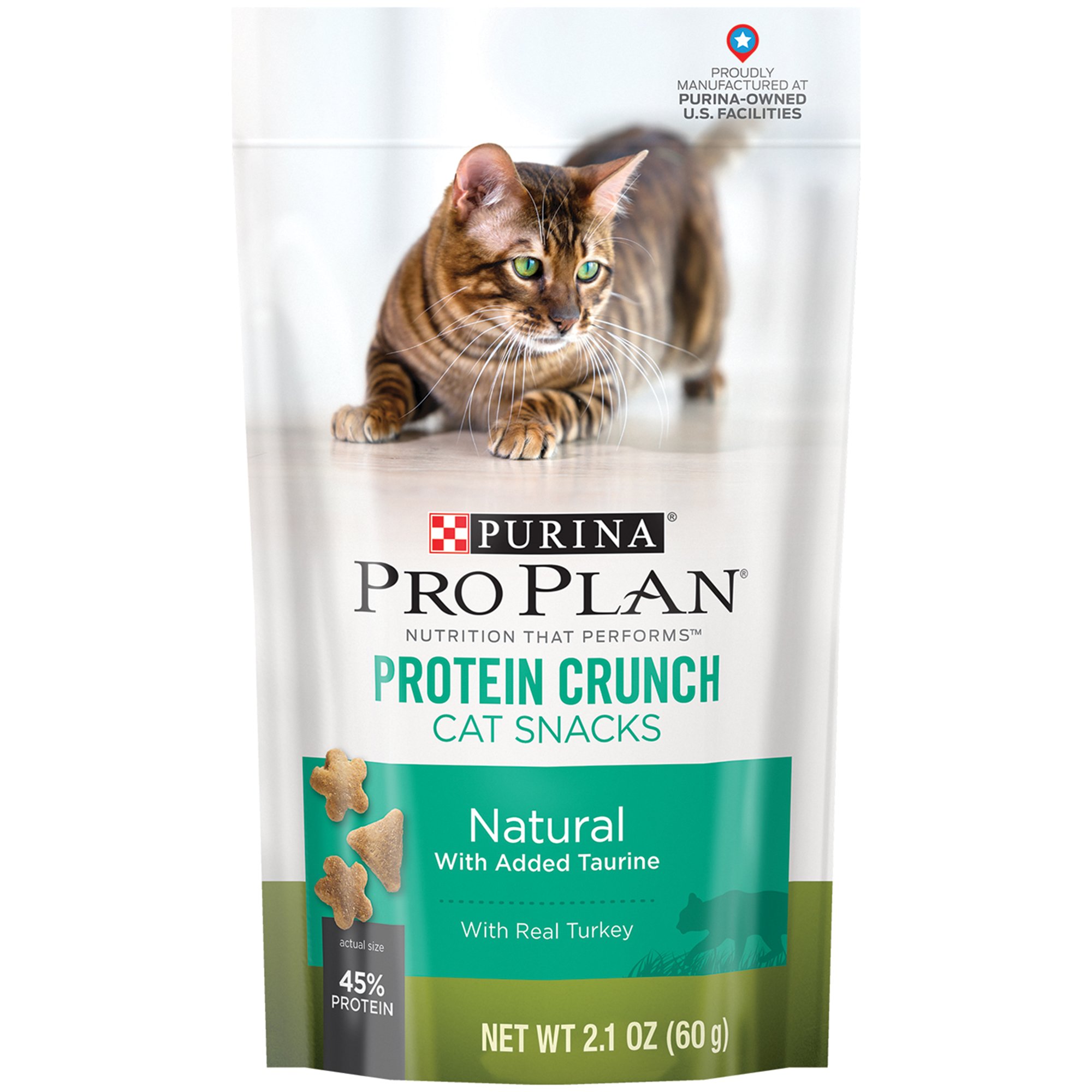 UPC 038100168733 product image for Pro Plan True Nature Protein Crunch Turkey Cat Treats, 2.1 oz. () | upcitemdb.com