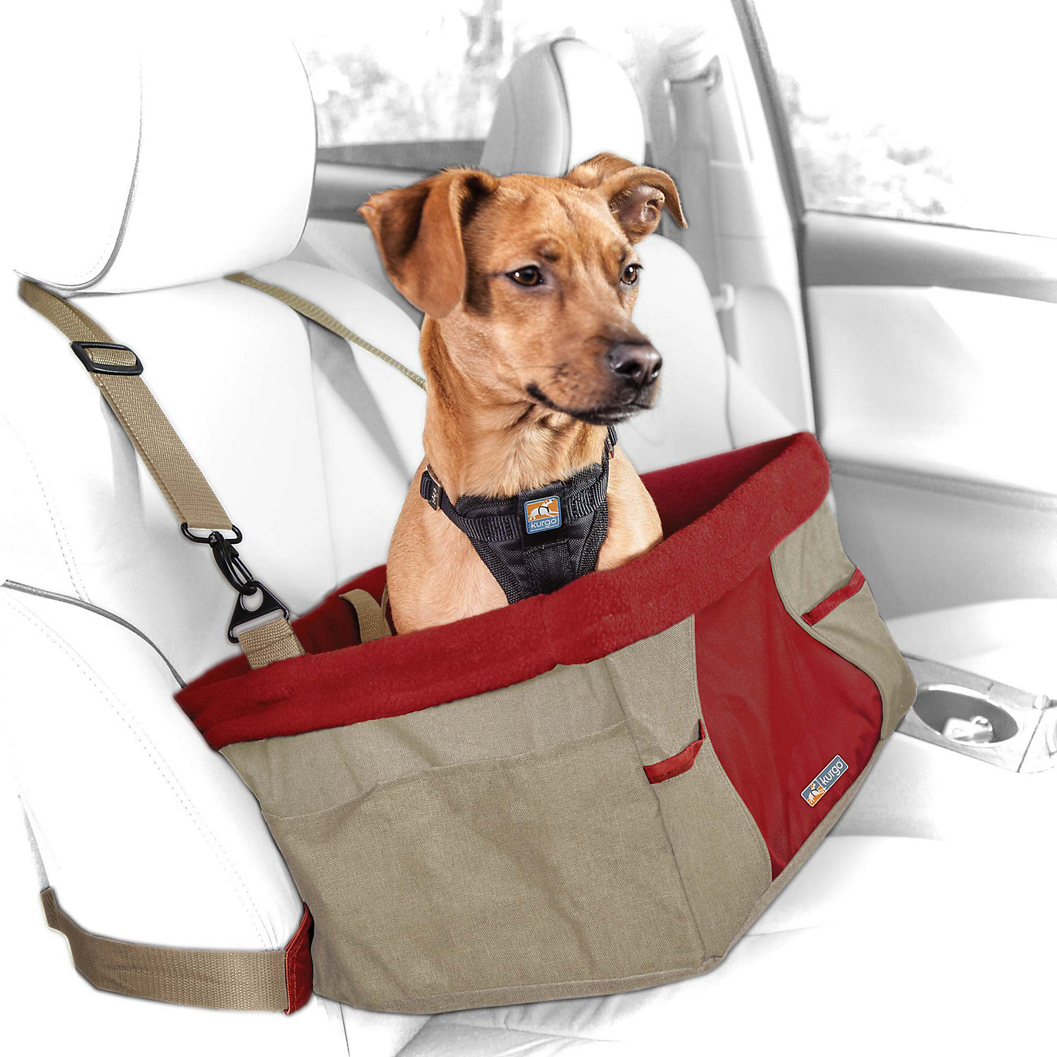 Kurgo Rover Heather Booster Dog Car Seat