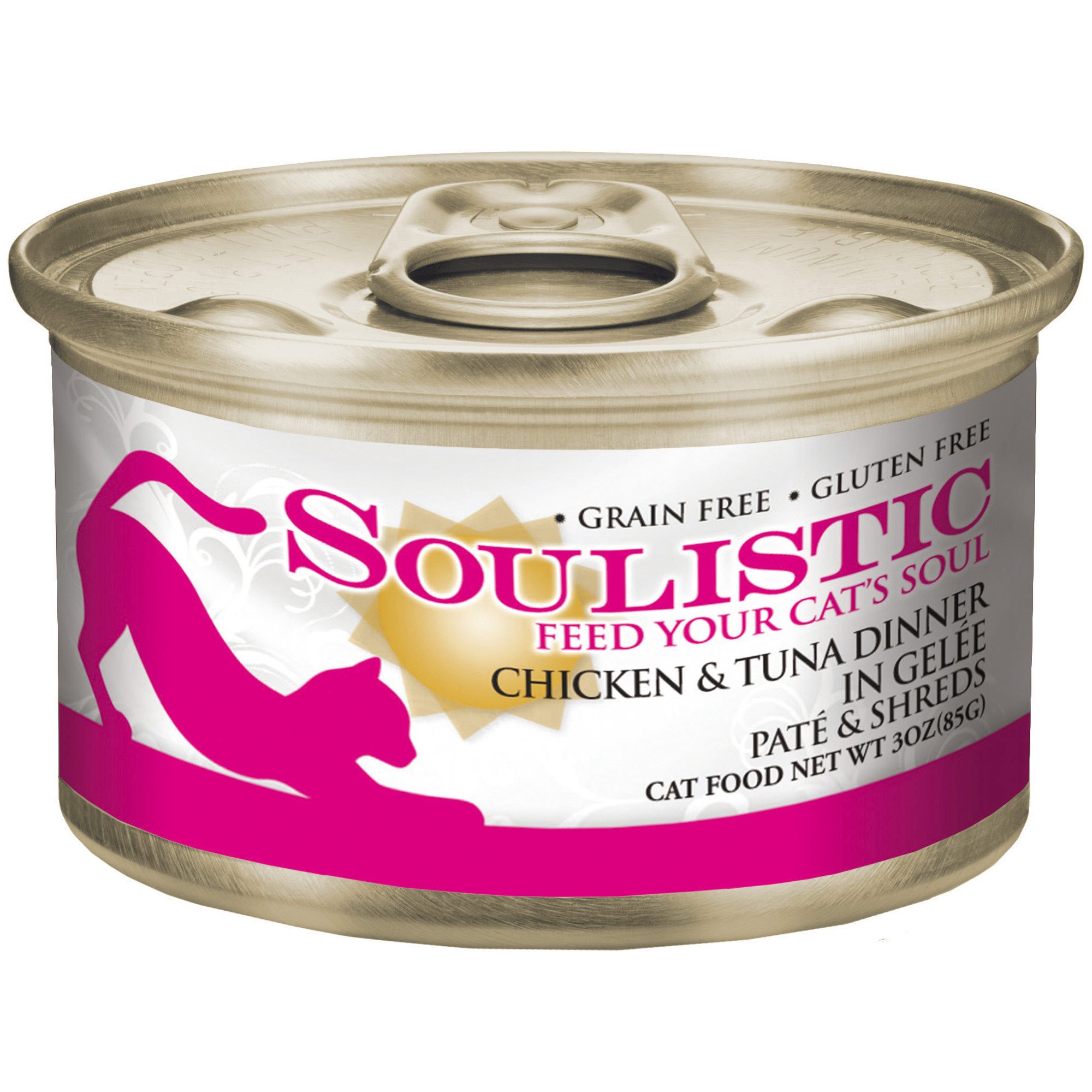 Soulistic Pate & Shreds Chicken & Tuna Dinner Adult Canned 