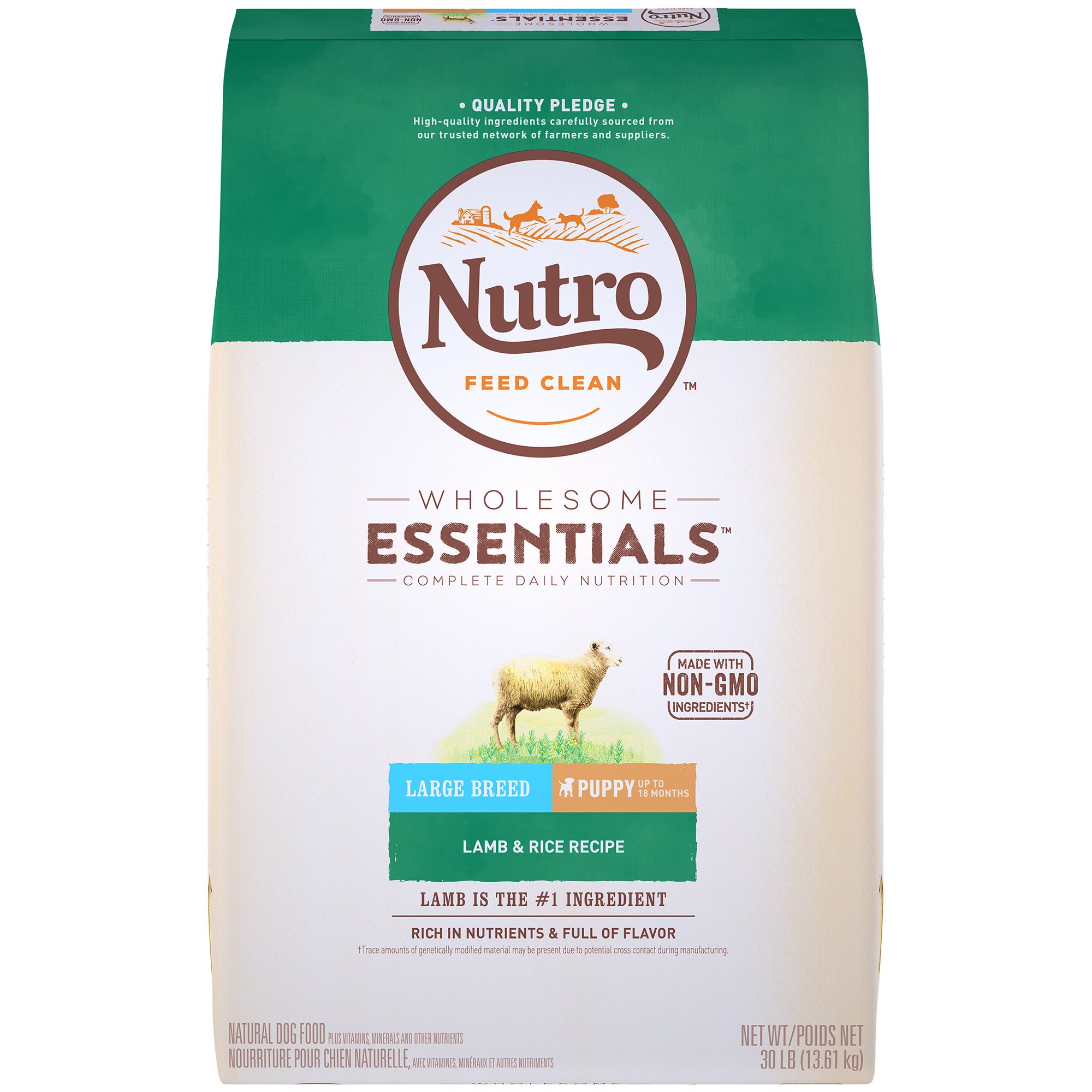 Nutro Wholesome Essentials Large Breed Puppy Pasture-Fed Lamb & Rice