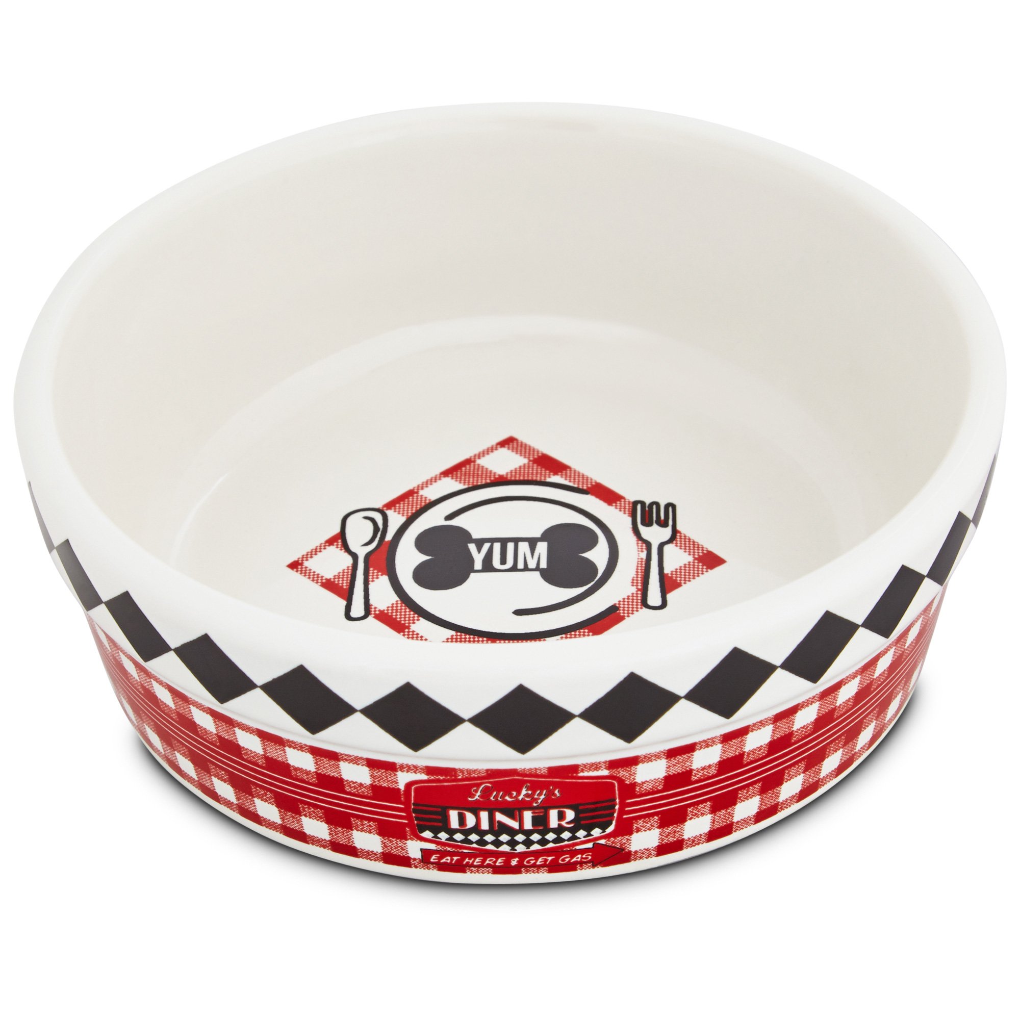 UPC 800443118610 Harmony Lucky s Diner Ceramic Dog Bowl 1 c