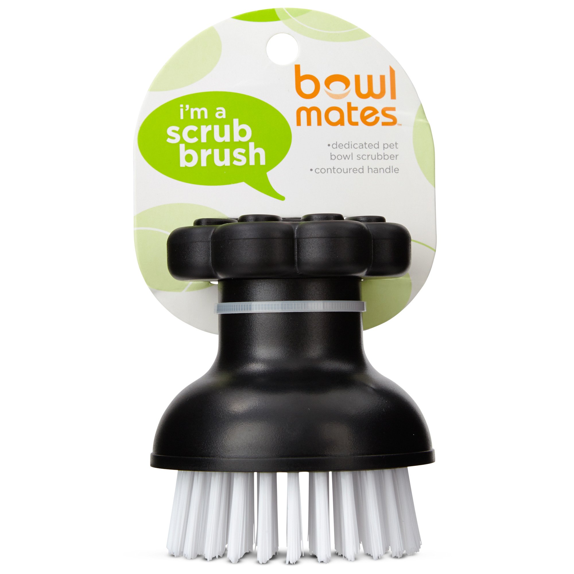 Bowlmates Black Dog Bowl Scrub Brush Petco