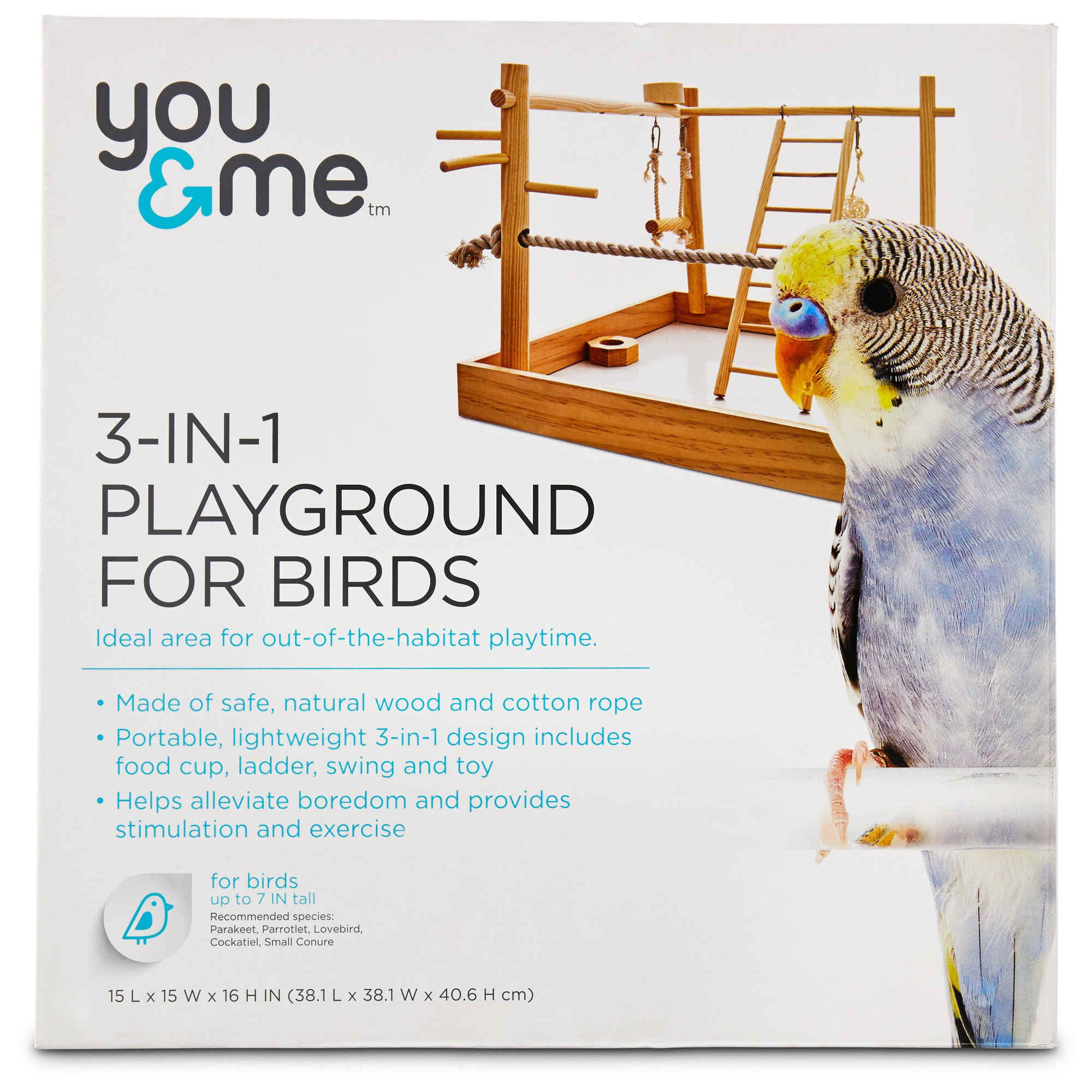 You & Me 3in1 Playground for Birds Petco