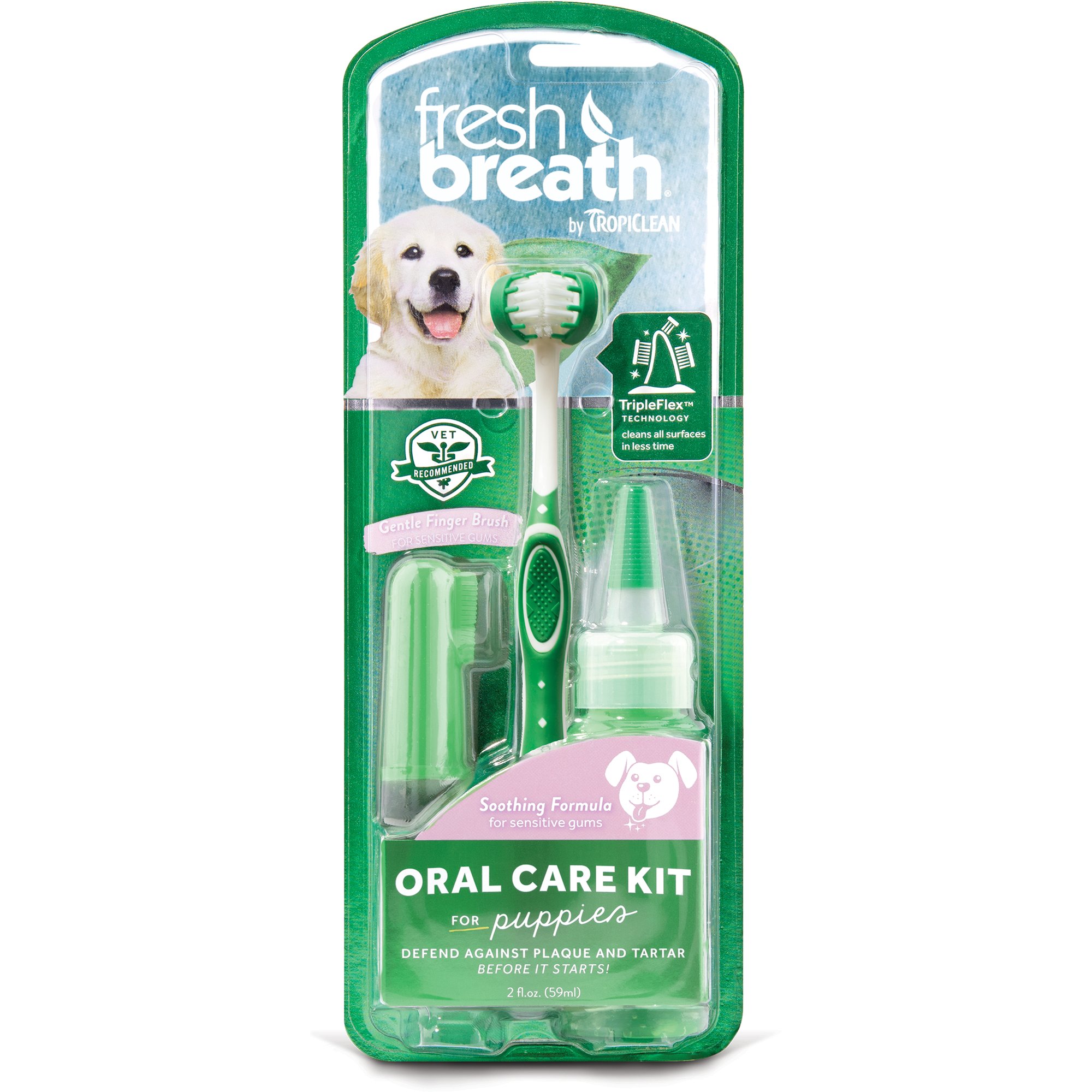 TropiClean Fresh Breath Oral Care Puppy Kit Petco