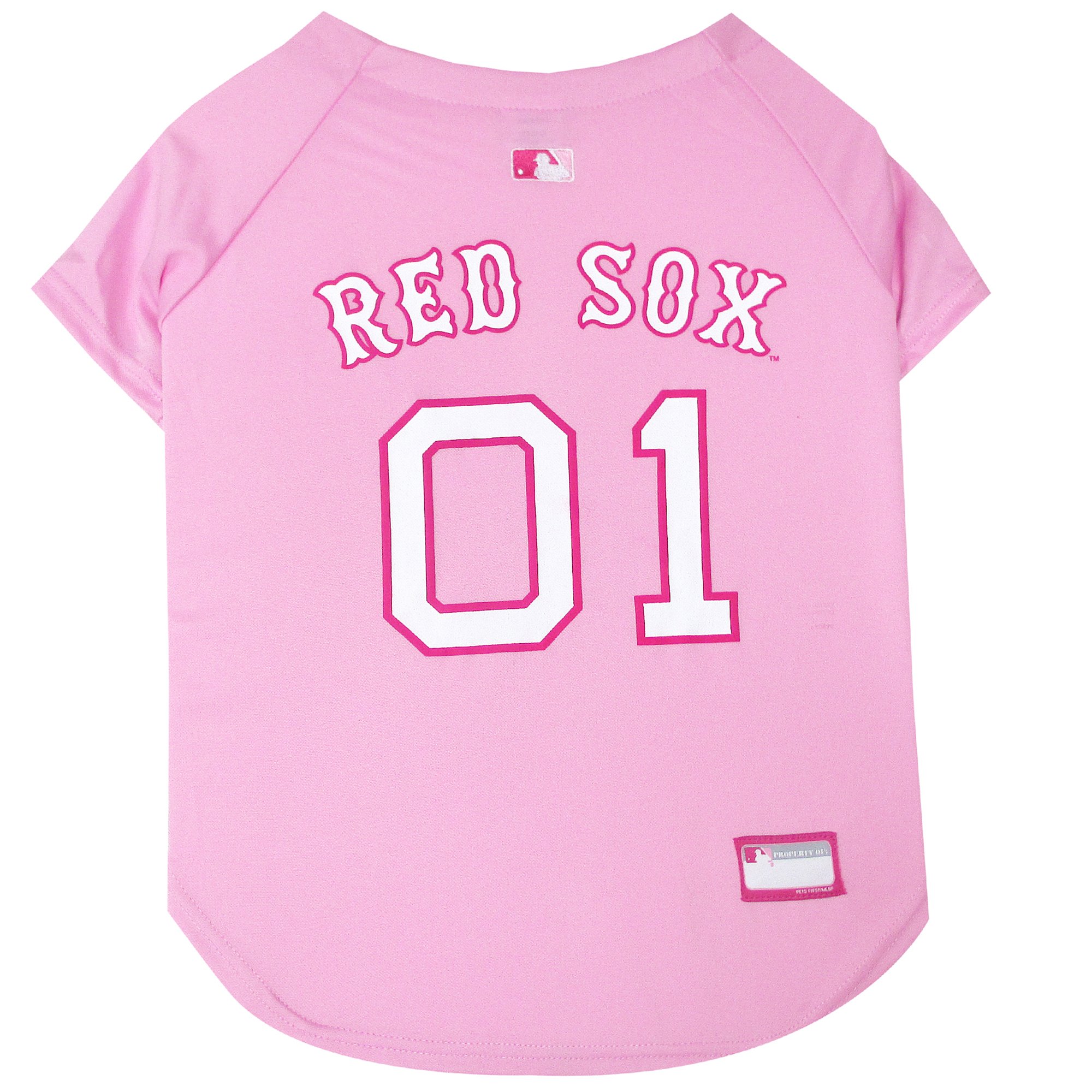 Pets First Pink Boston Red Sox Jersey Petco