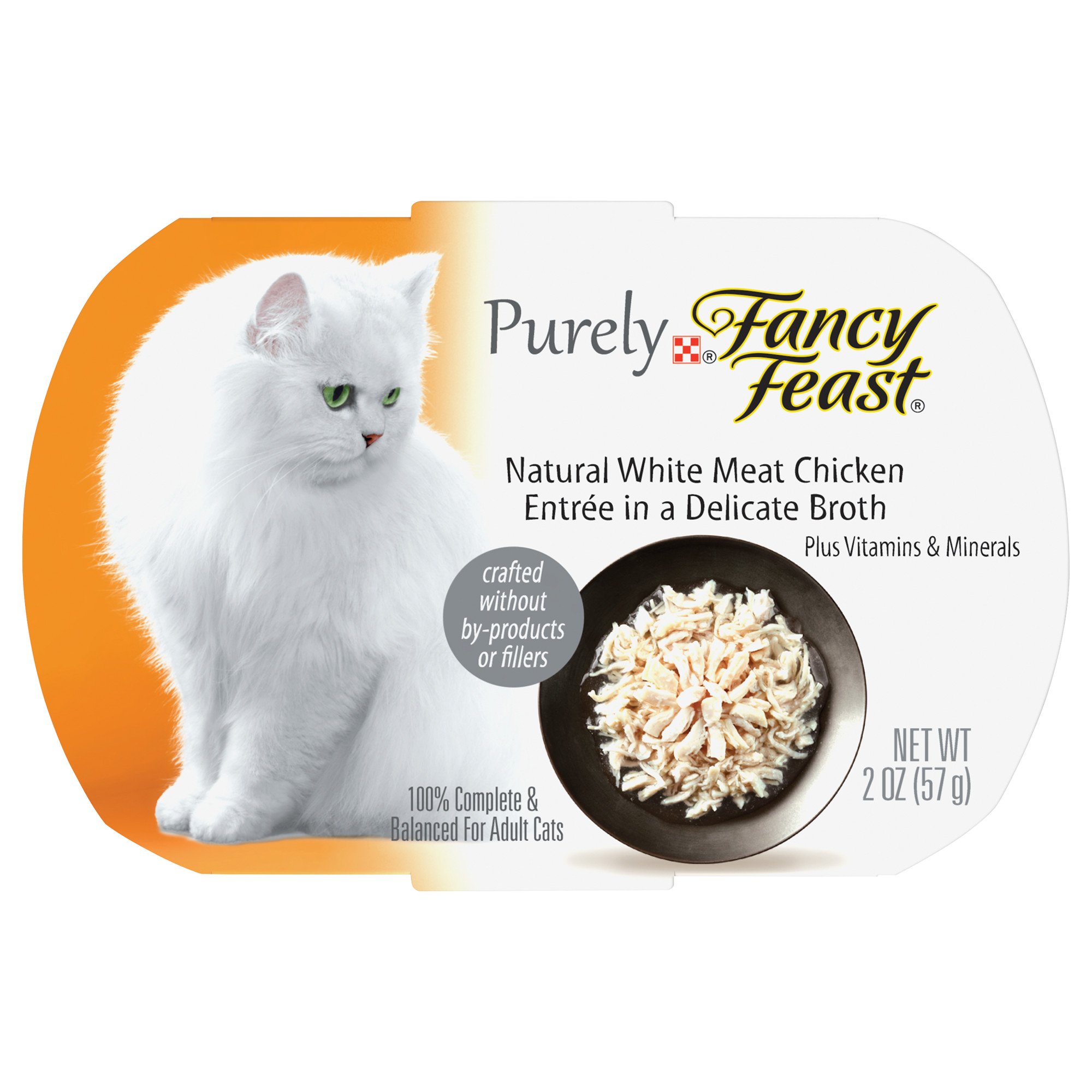 Fancy Feast Purely Chicken Adult Cat Food Trays Petco