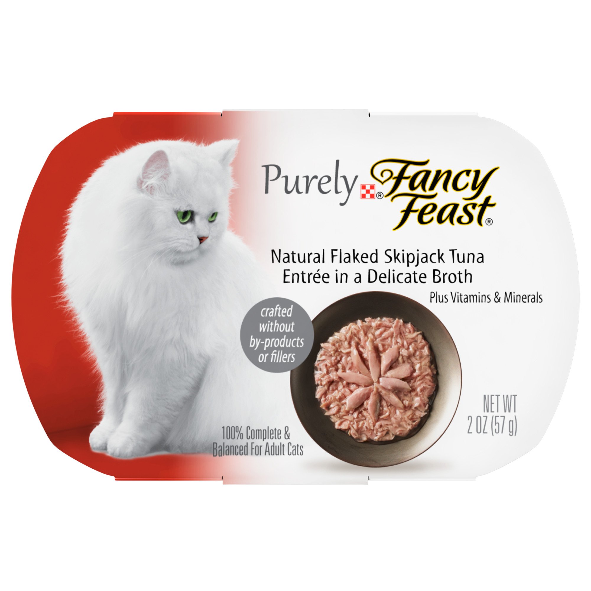 Fancy Feast Purely Skipjack Tuna Adult Cat Food Trays Petco