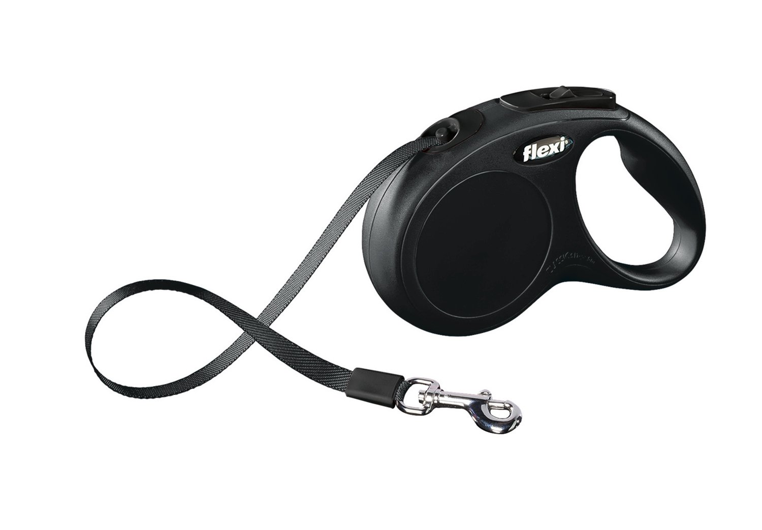 UPC 840317104981 product image for Flexi New Classic Tape Retractable Dog Leash in Black (Small; 16' L; Black; For  | upcitemdb.com