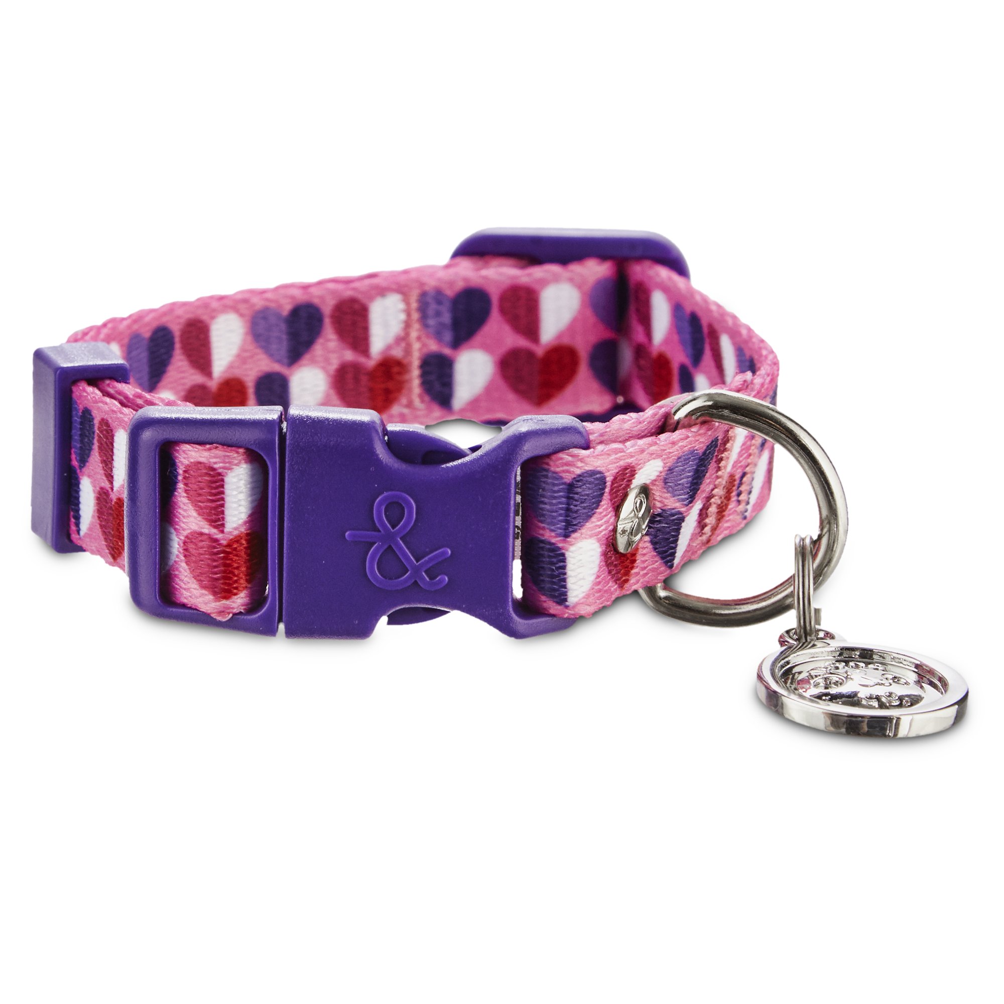 Bond & Co. Pink Heart Collar Petco