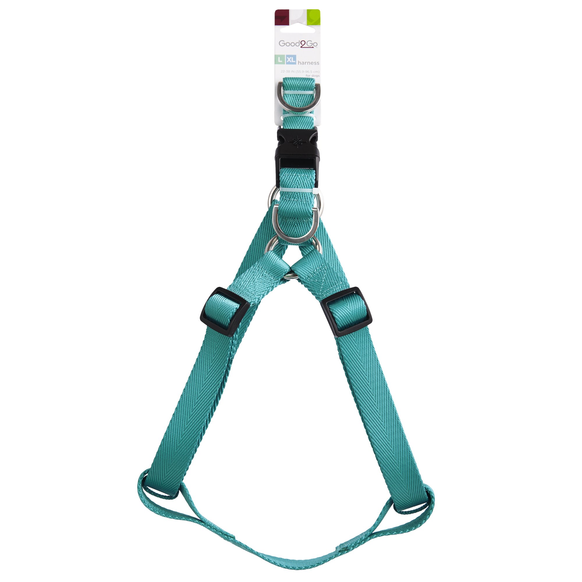 Good2Go Turquoise Herringbone Harness Petco